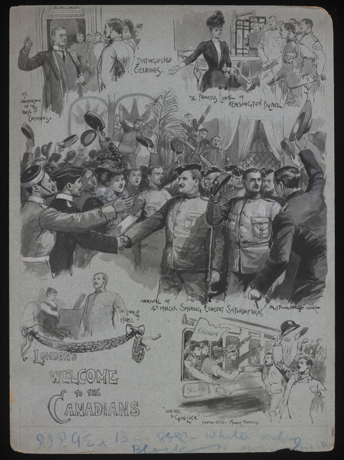 Drawing, Joseph Finberg Alexander, 1900