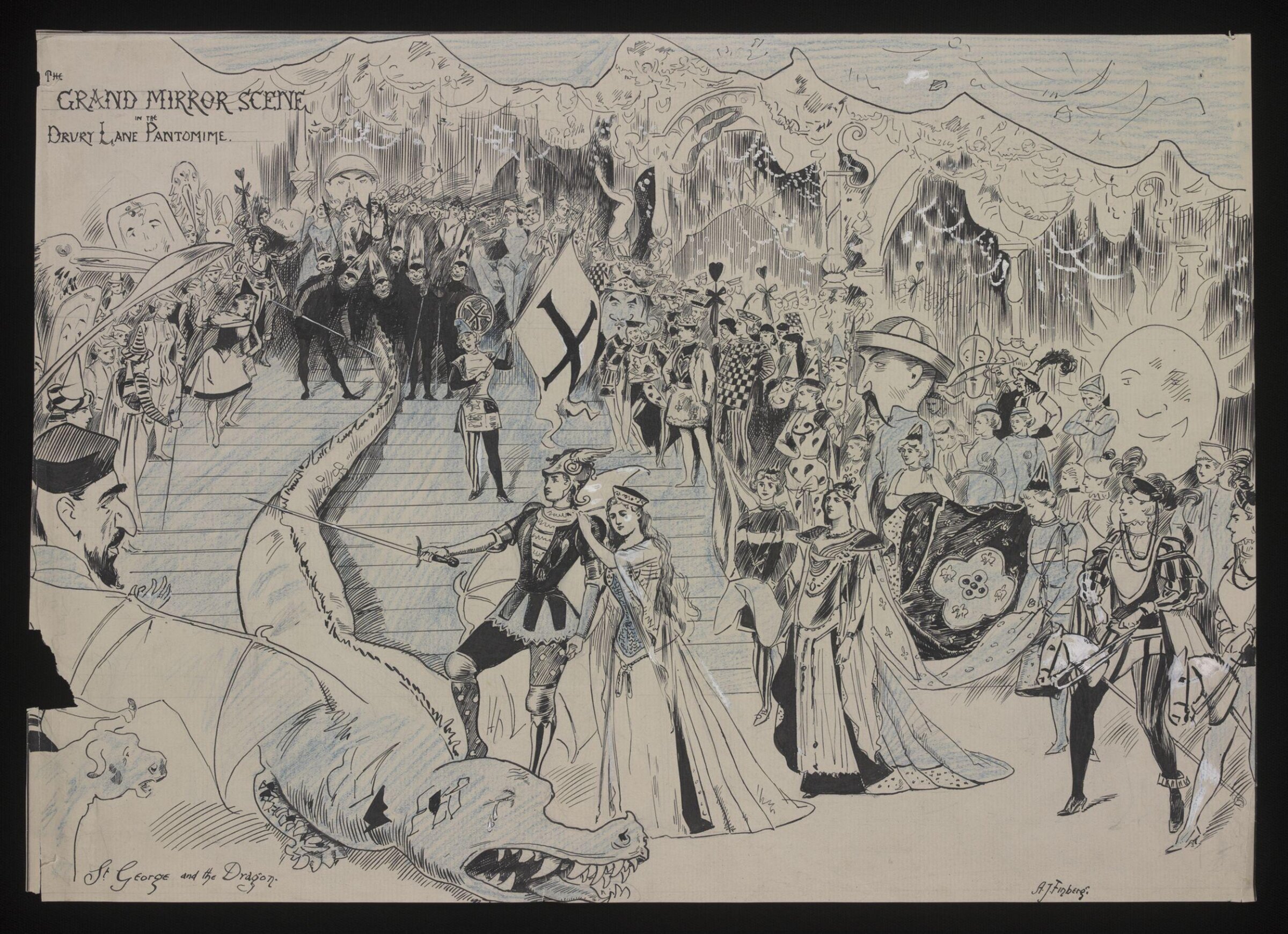 Drawing, Joseph Finberg Alexander, circa 1900
