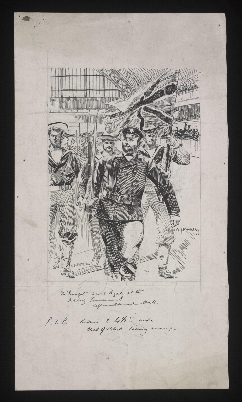 Drawing, Joseph Finberg Alexander, 1900