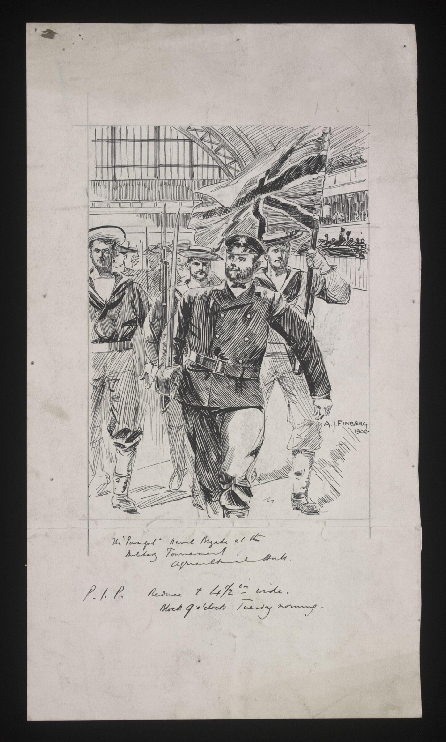 Drawing, Joseph Finberg Alexander, 1900