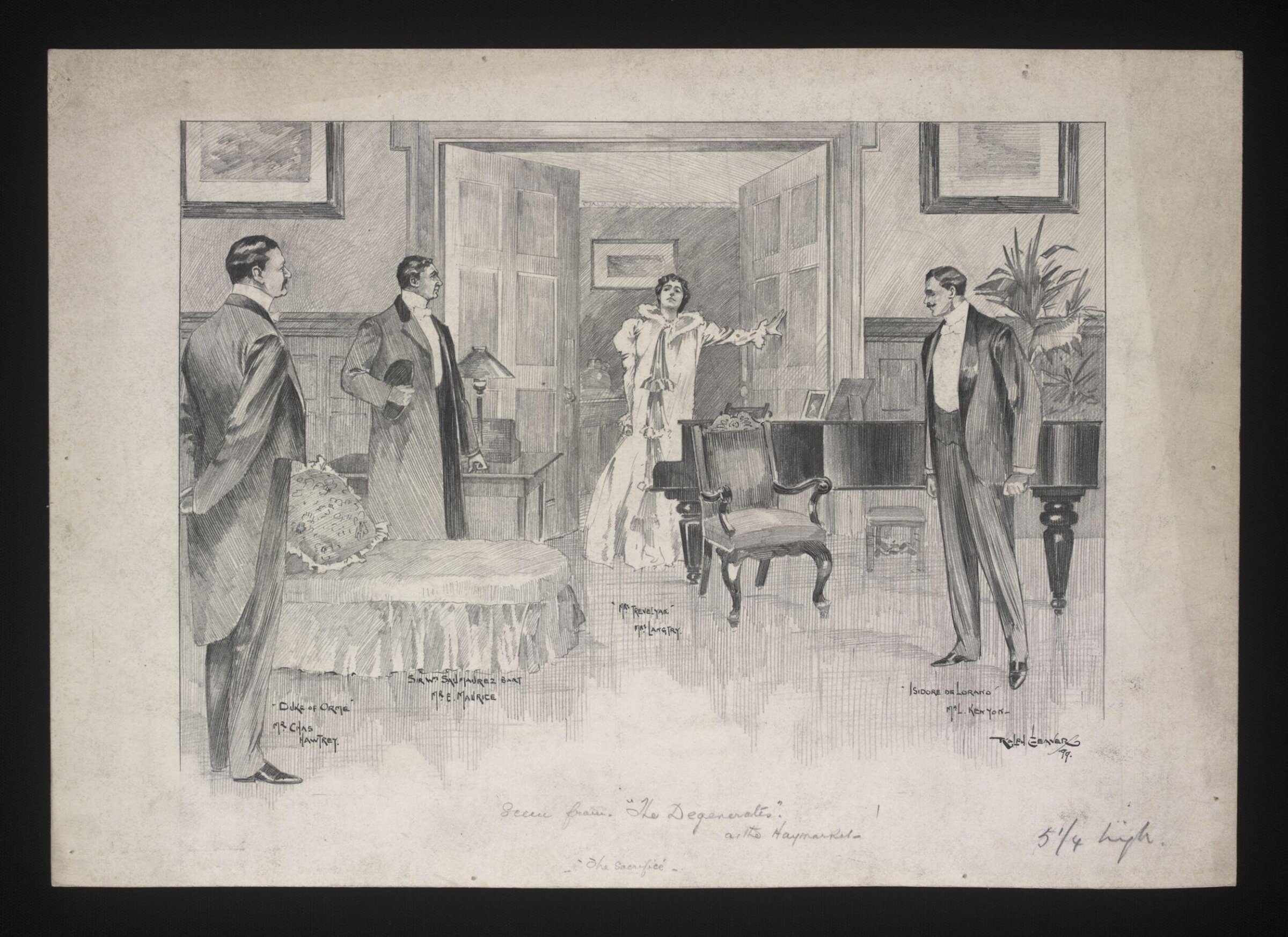 Drawing, Ralph Cleaver, 1899