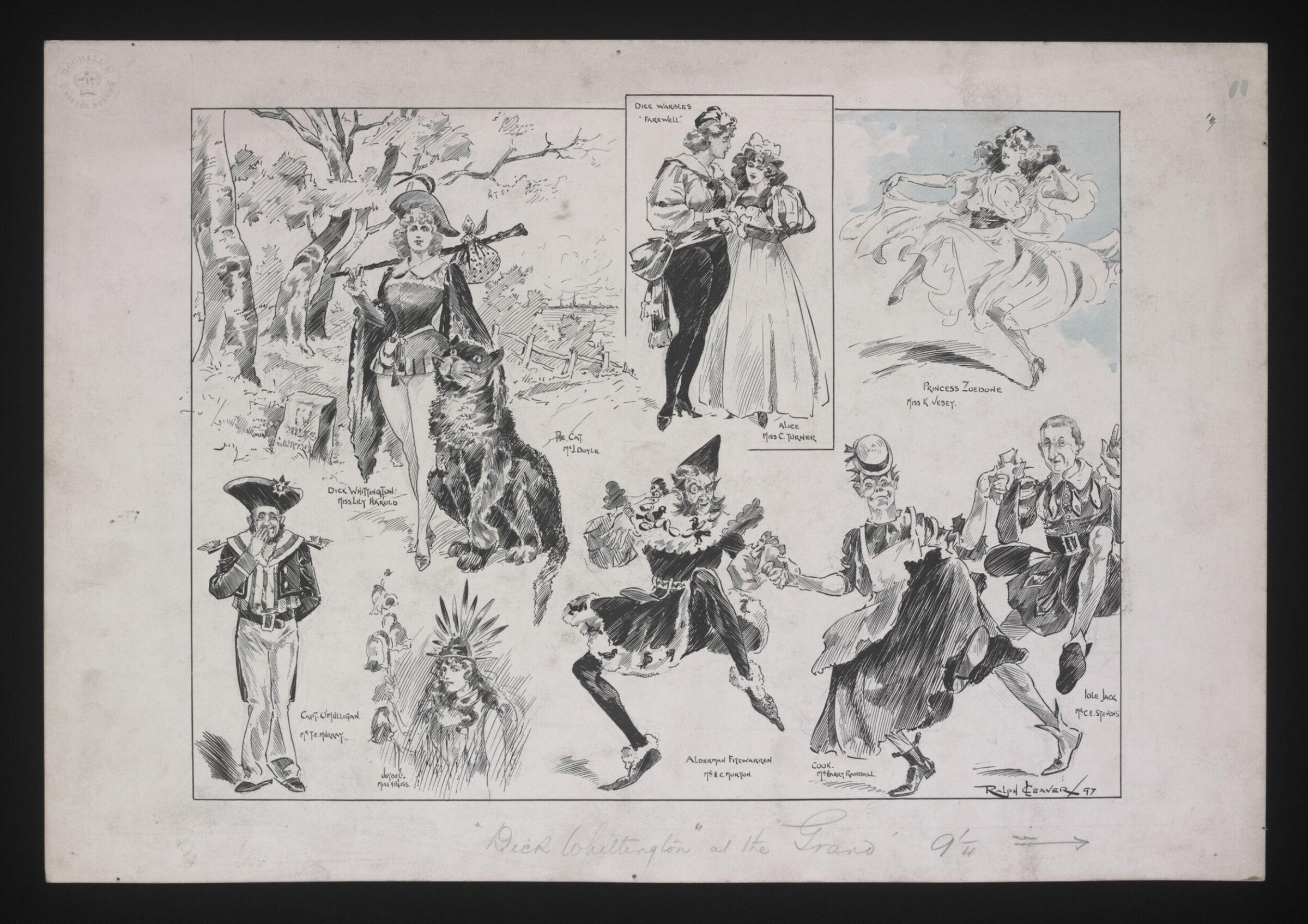 Drawing, Ralph Cleaver, 1898