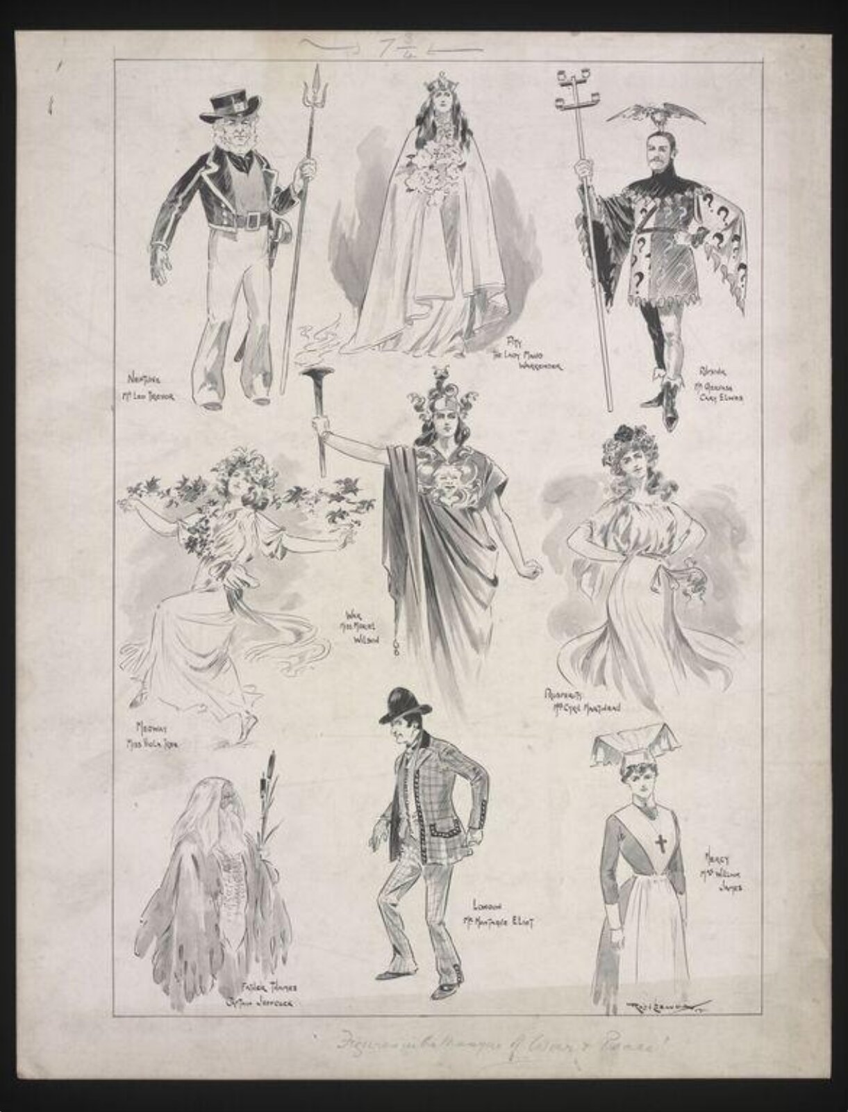 Drawing, Ralph Cleaver, circa 1910