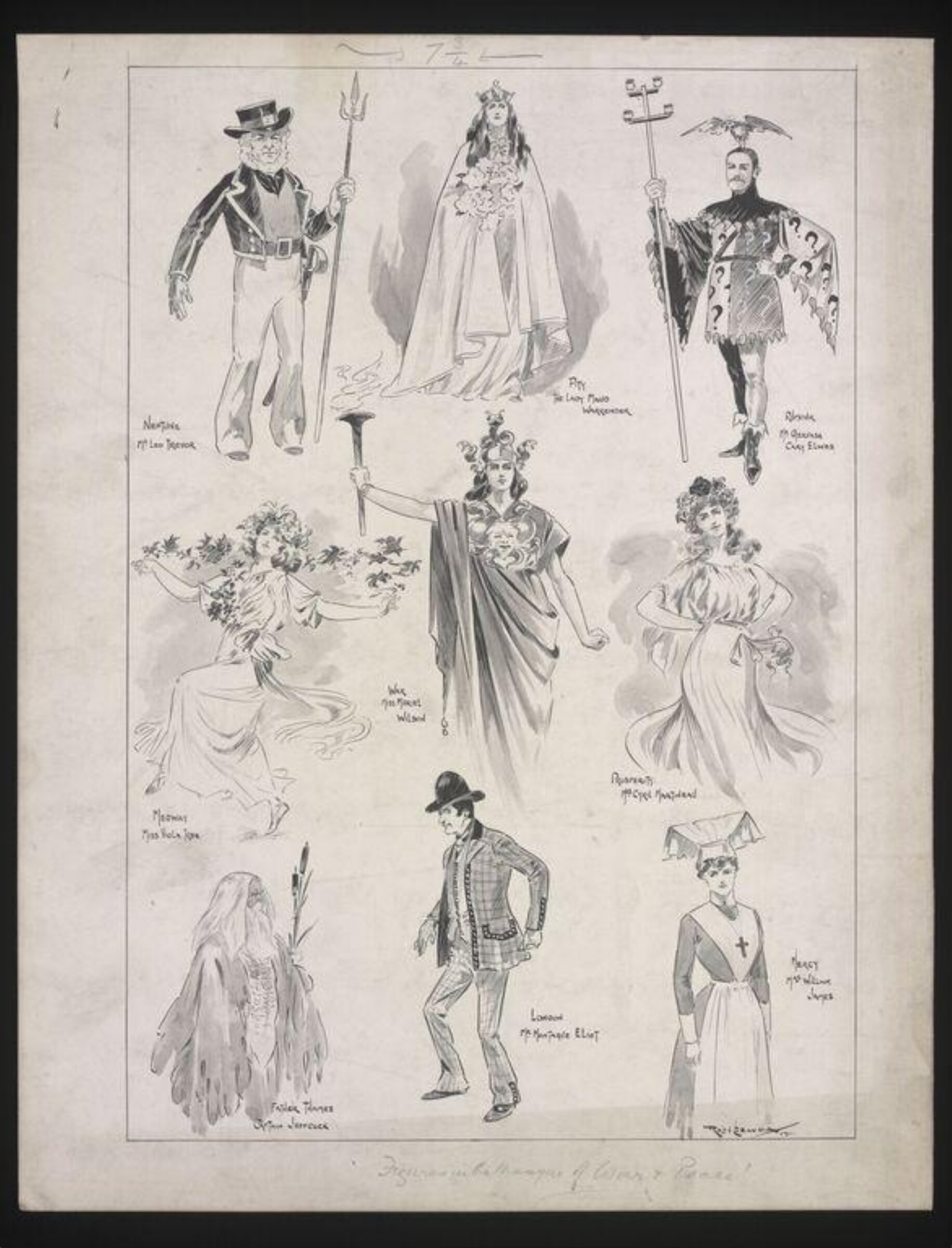 Drawing, Ralph Cleaver, circa 1910