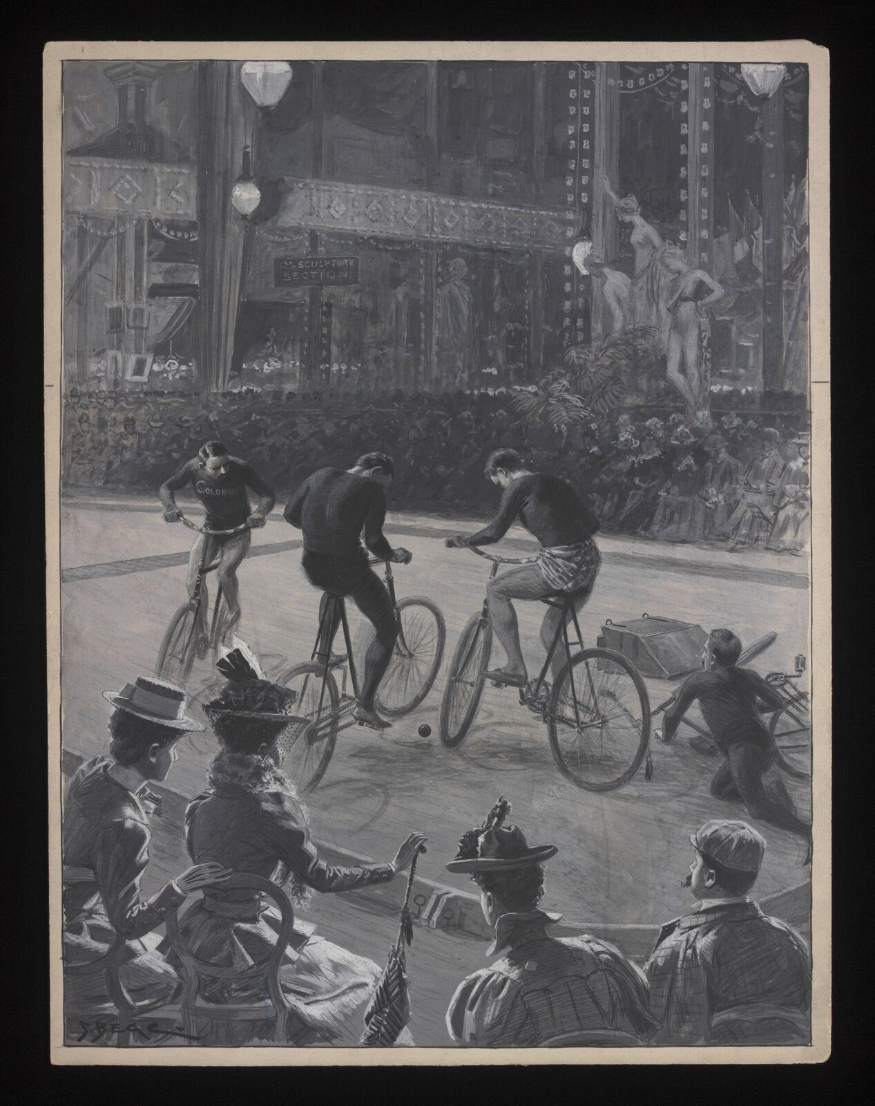 Drawing, Samuel Begg, 1897