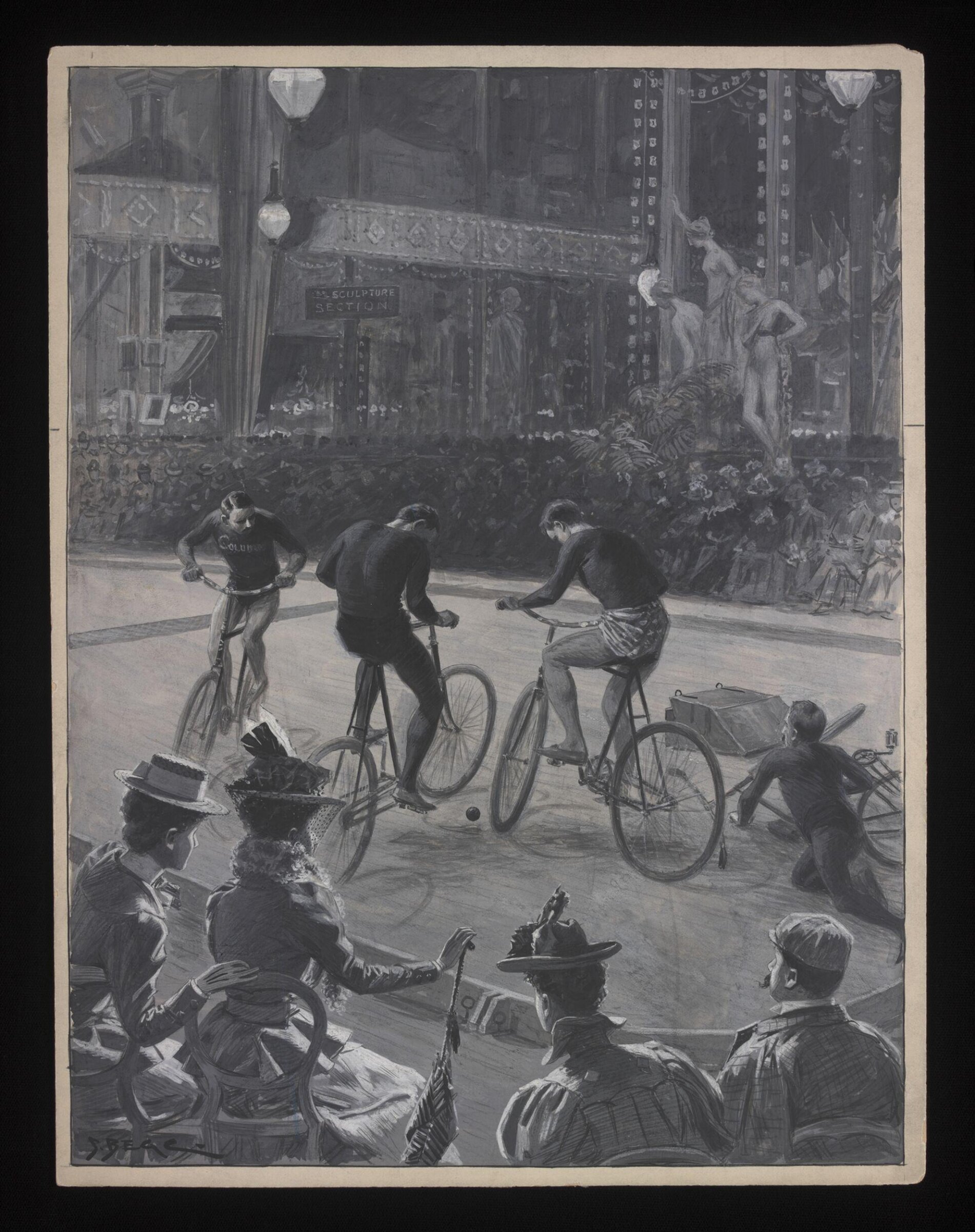 Drawing, Samuel Begg, 1897