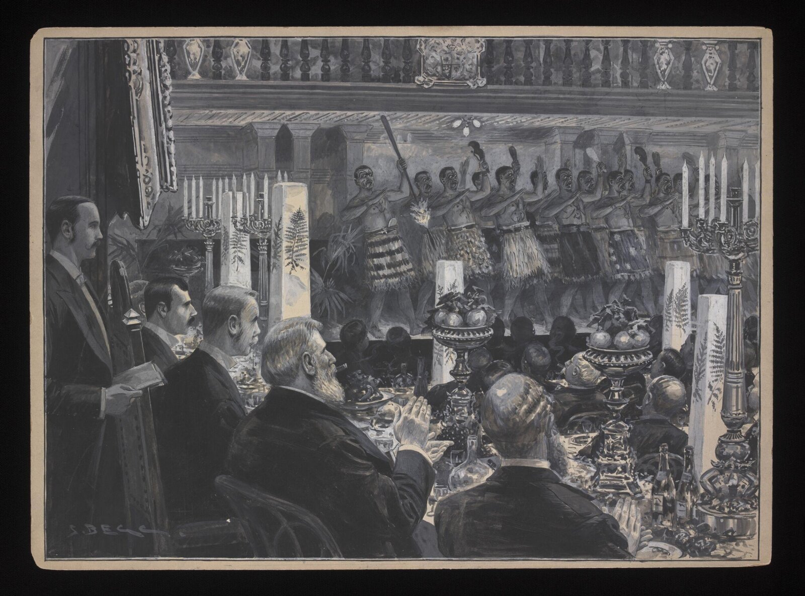 Drawing, Samuel Begg, 1897