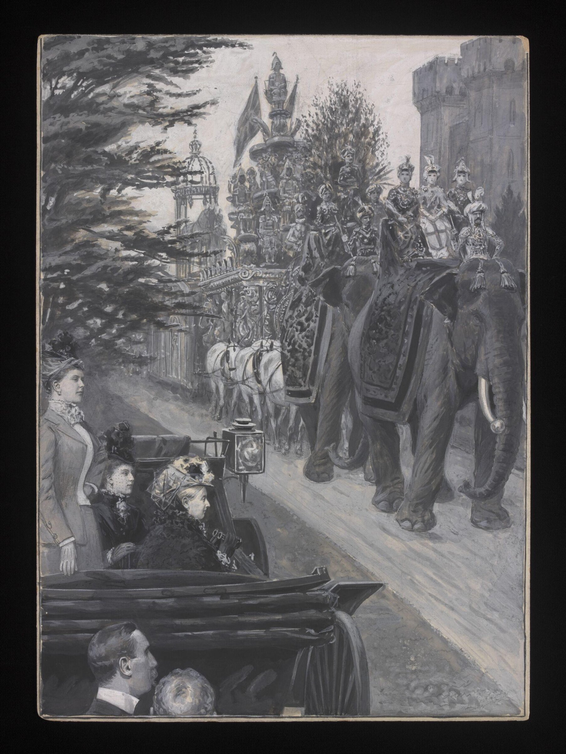 Drawing, Samuel Begg, 1899