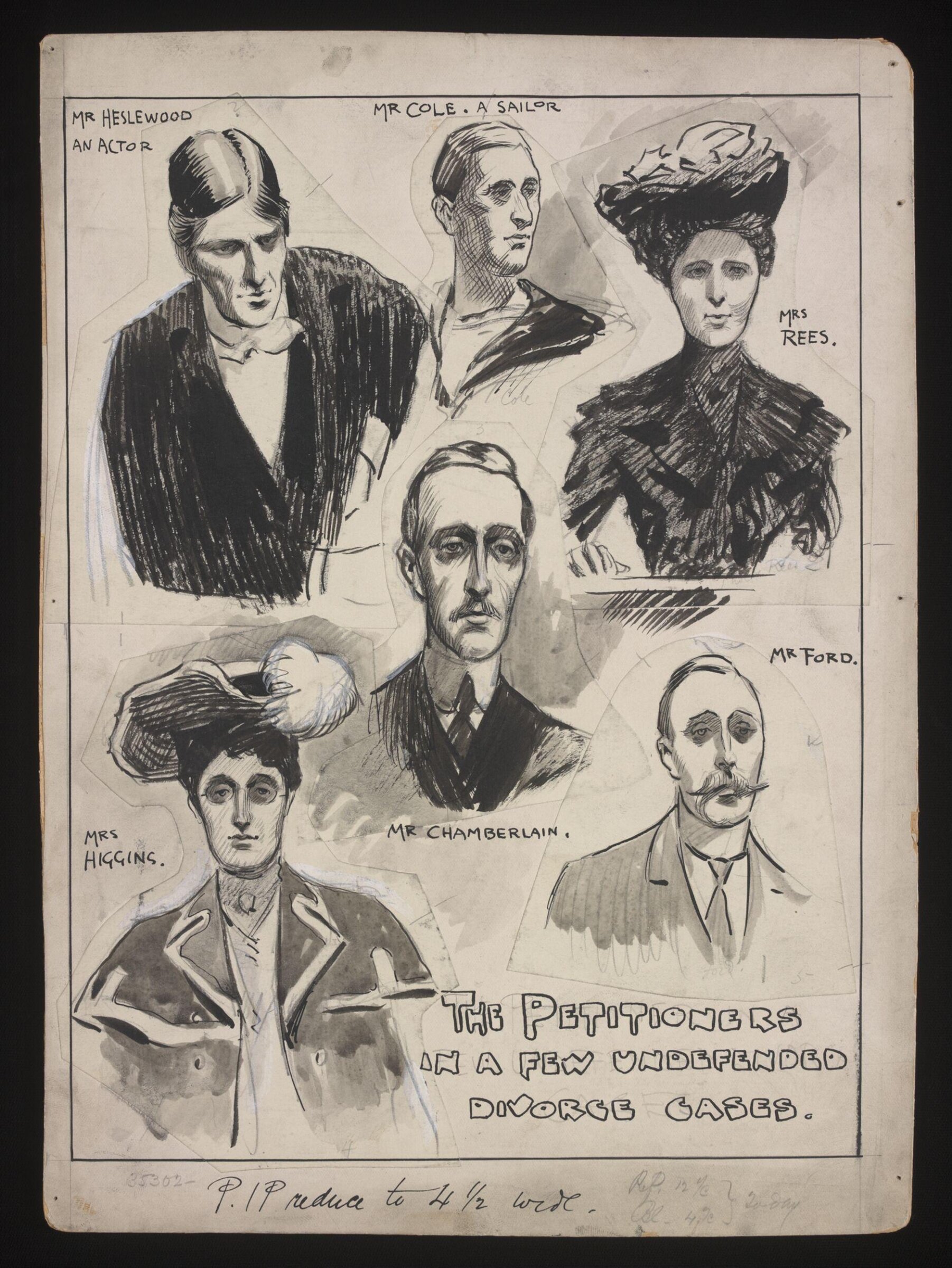 Drawing, Frederick Victor Poole, circa 1900