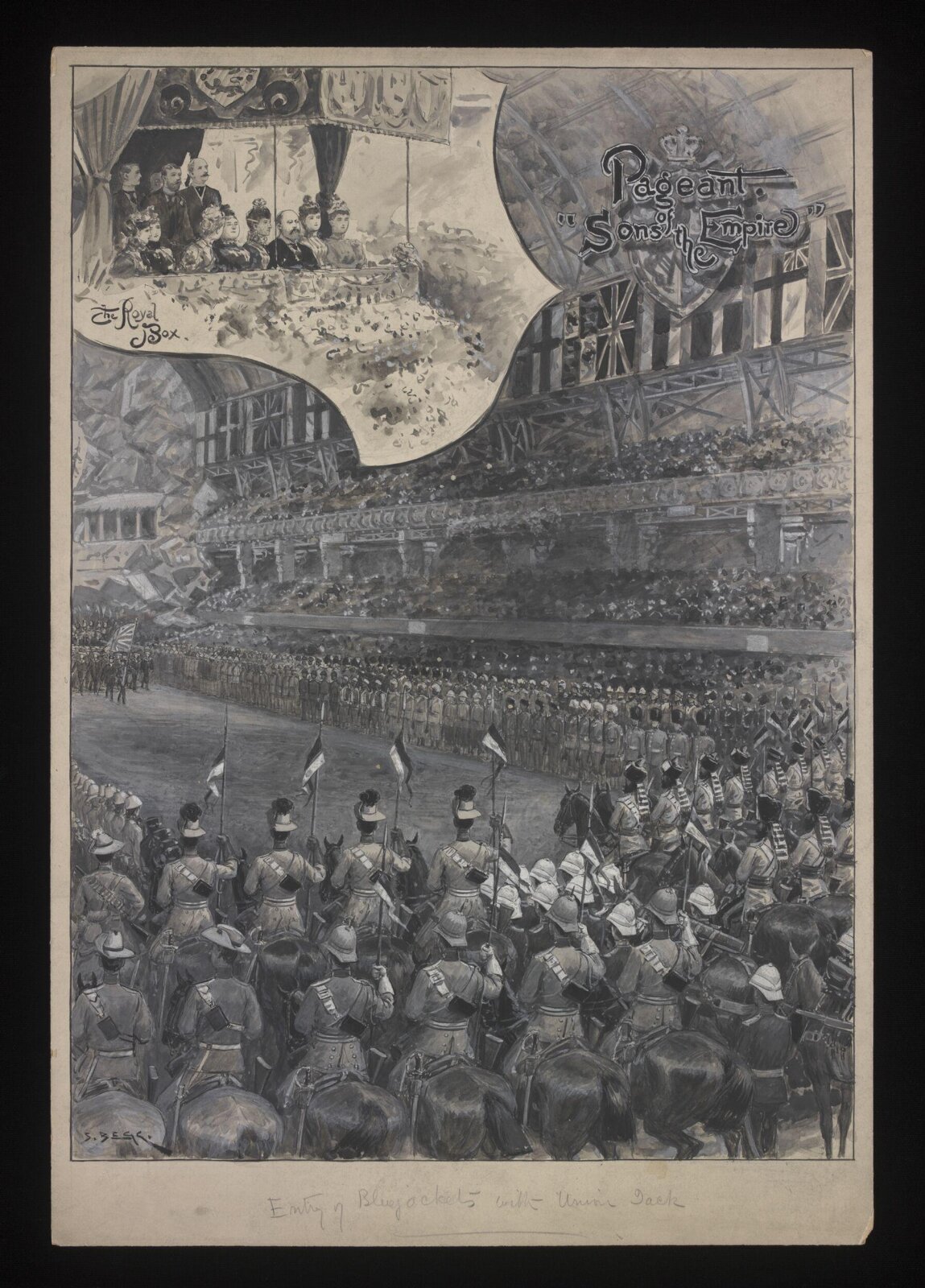 Drawing, Samuel Begg, 1896