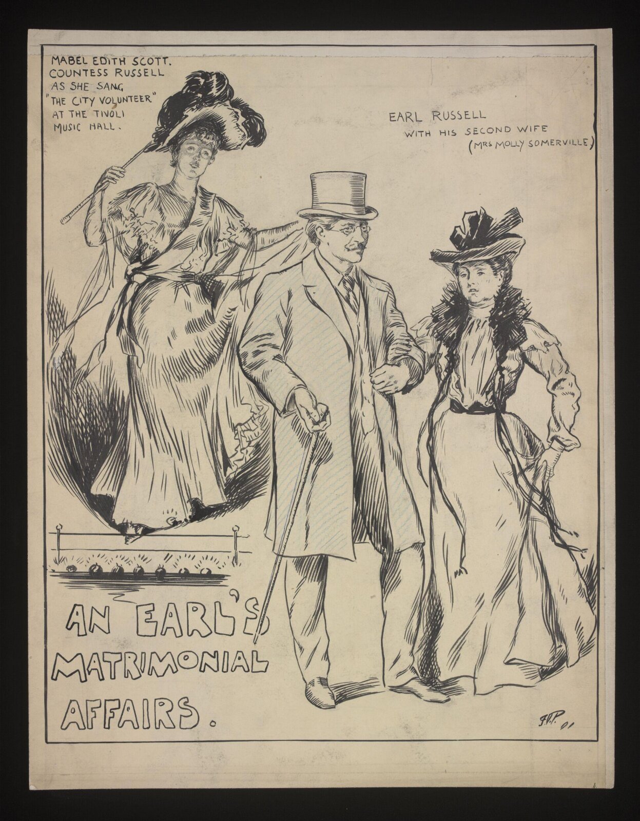 Drawing, Frederick Victor Poole, 1901