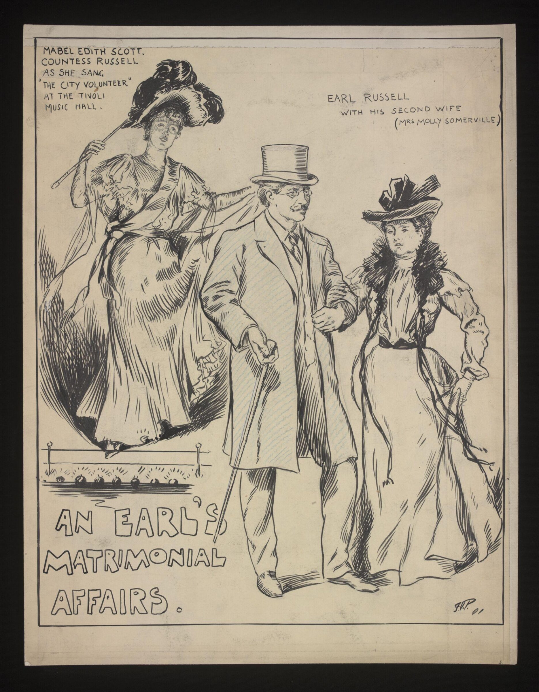 Drawing, Frederick Victor Poole, 1901