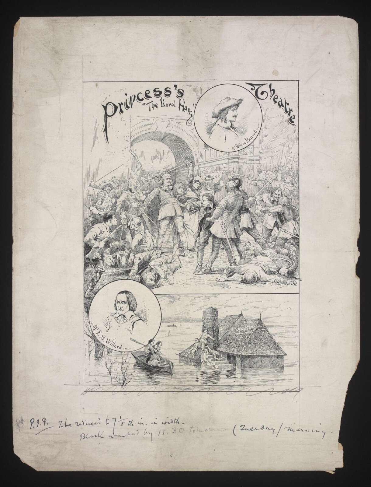 Drawing, William Ingram, 1886