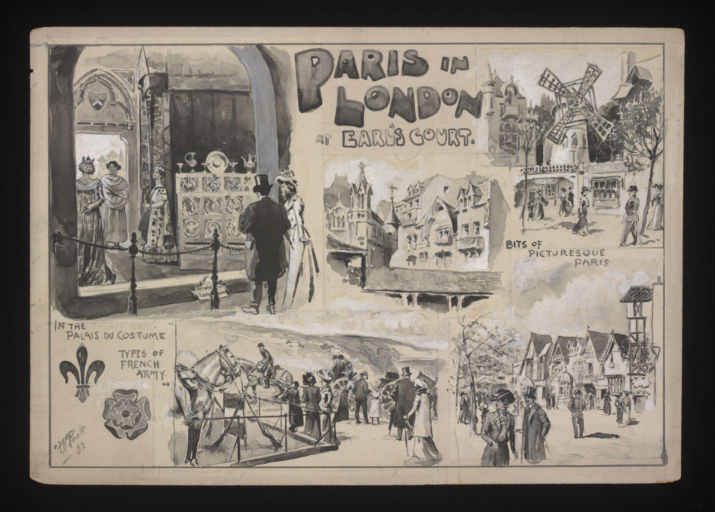 Drawing, Frederick Victor Poole, 1902