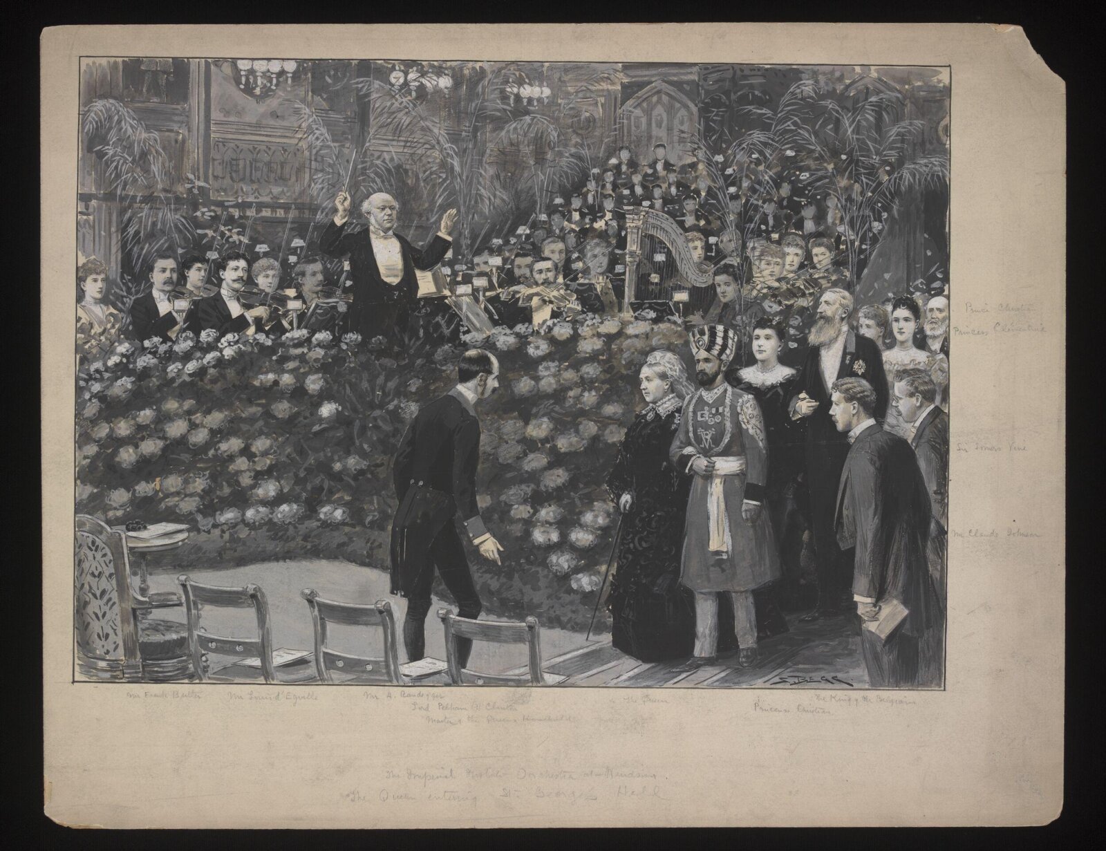 Drawing, Samuel Begg, 1895