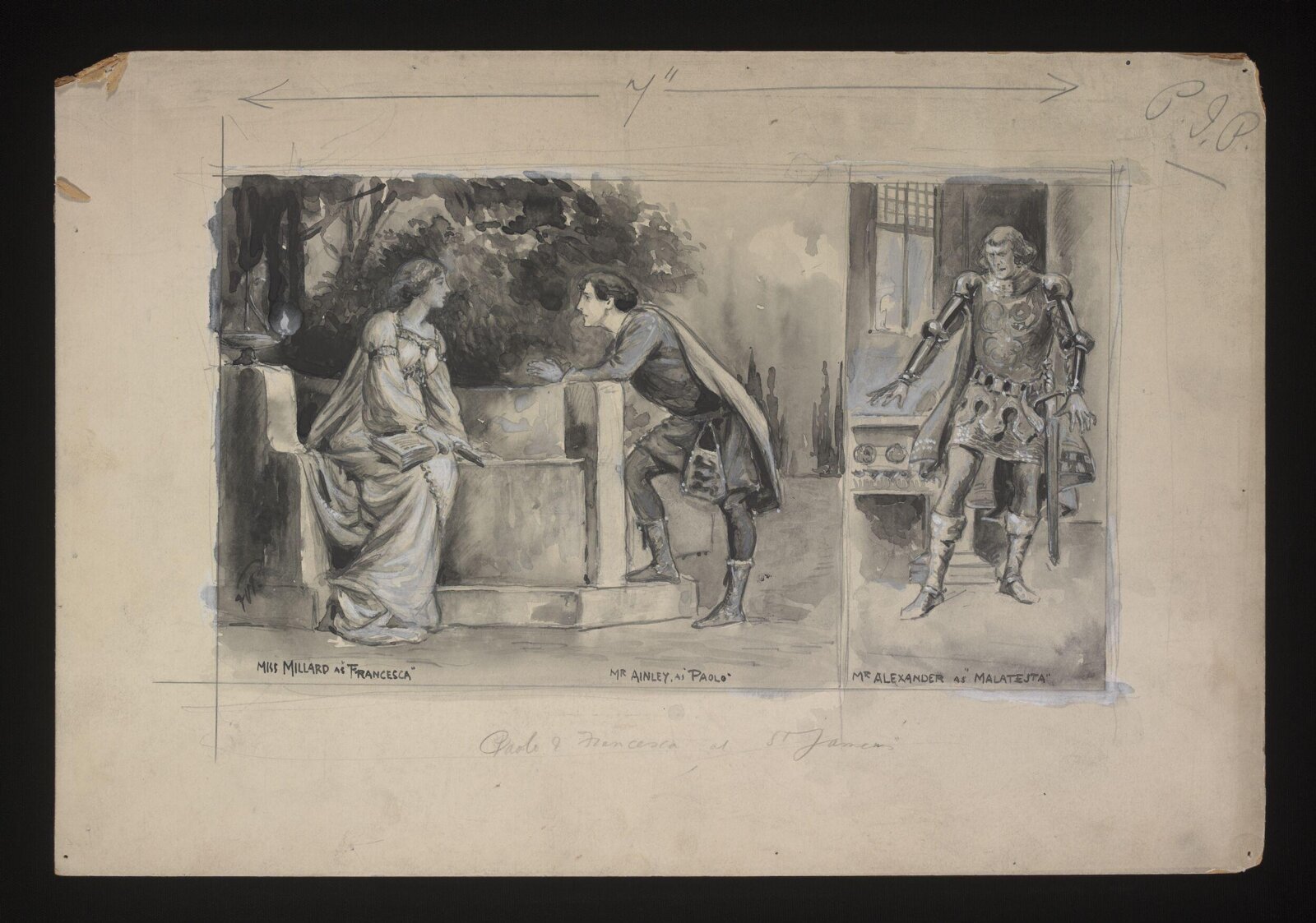 Drawing, Frederick Victor Poole, 1902