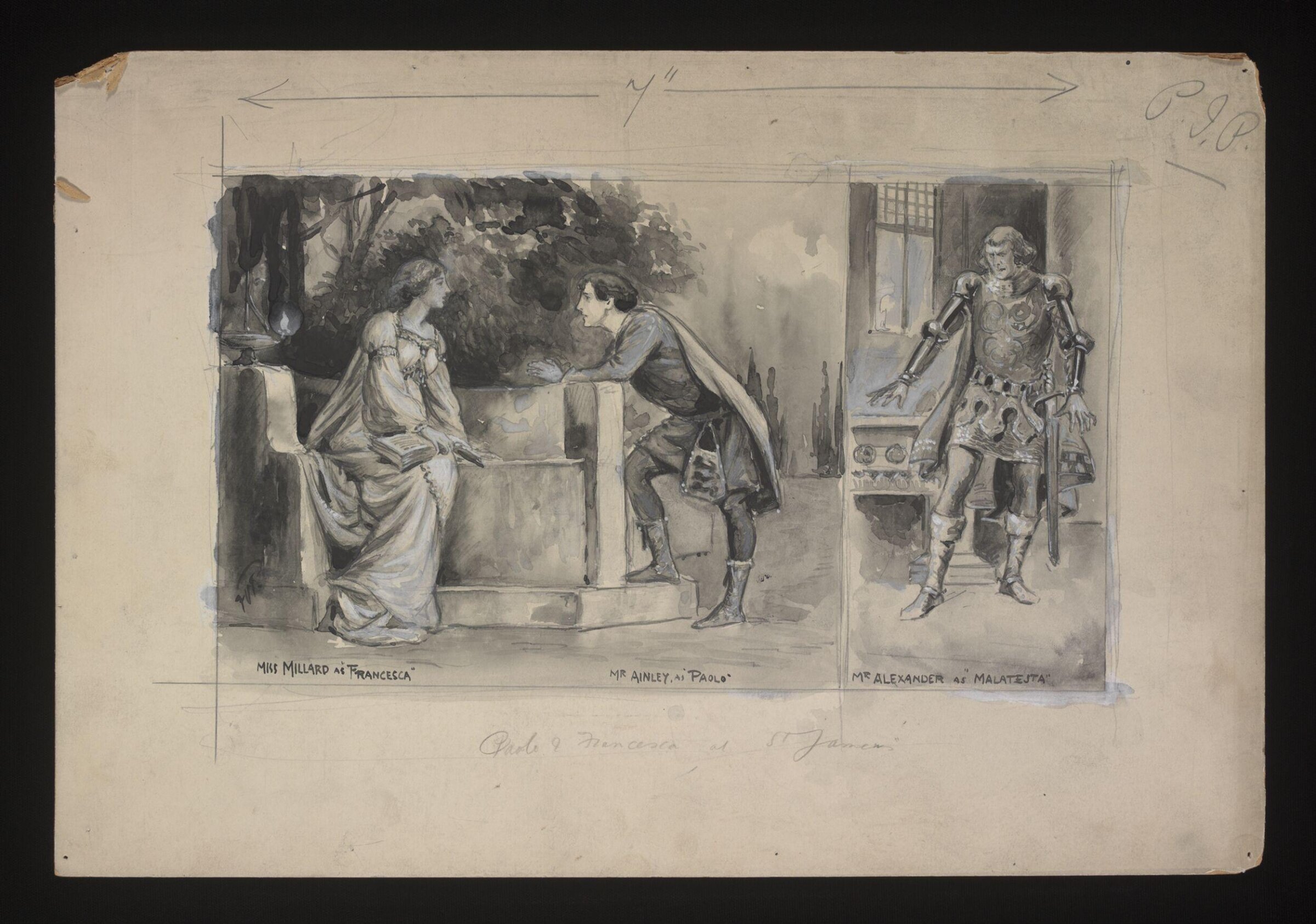 Drawing, Frederick Victor Poole, 1902