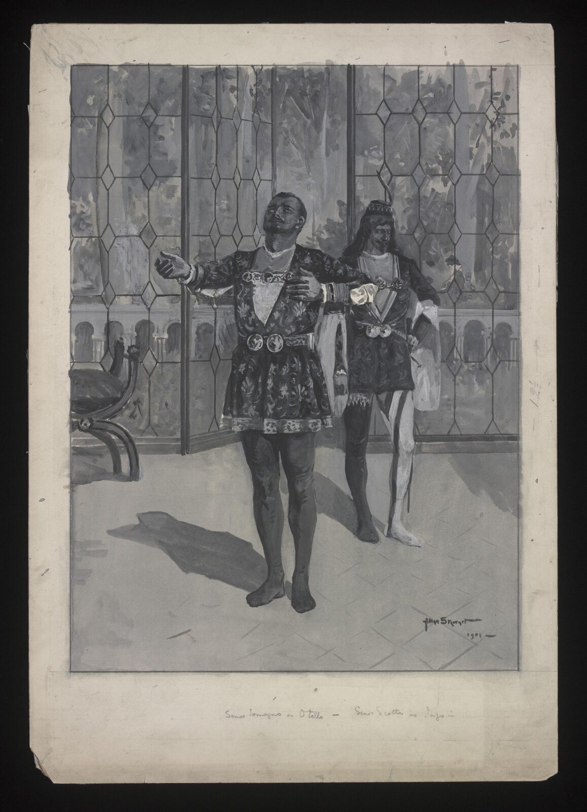Drawing, Allan Stewart, 1901