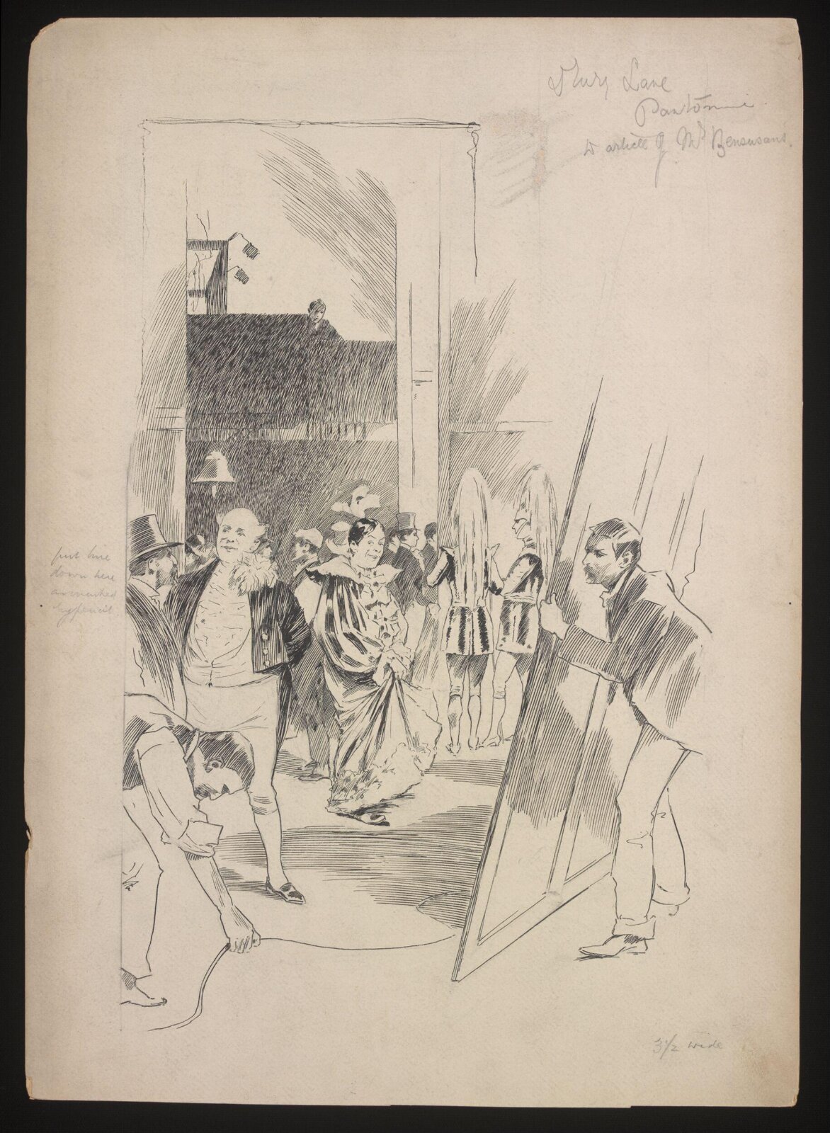 Drawing, Louis Gunnis, 1896