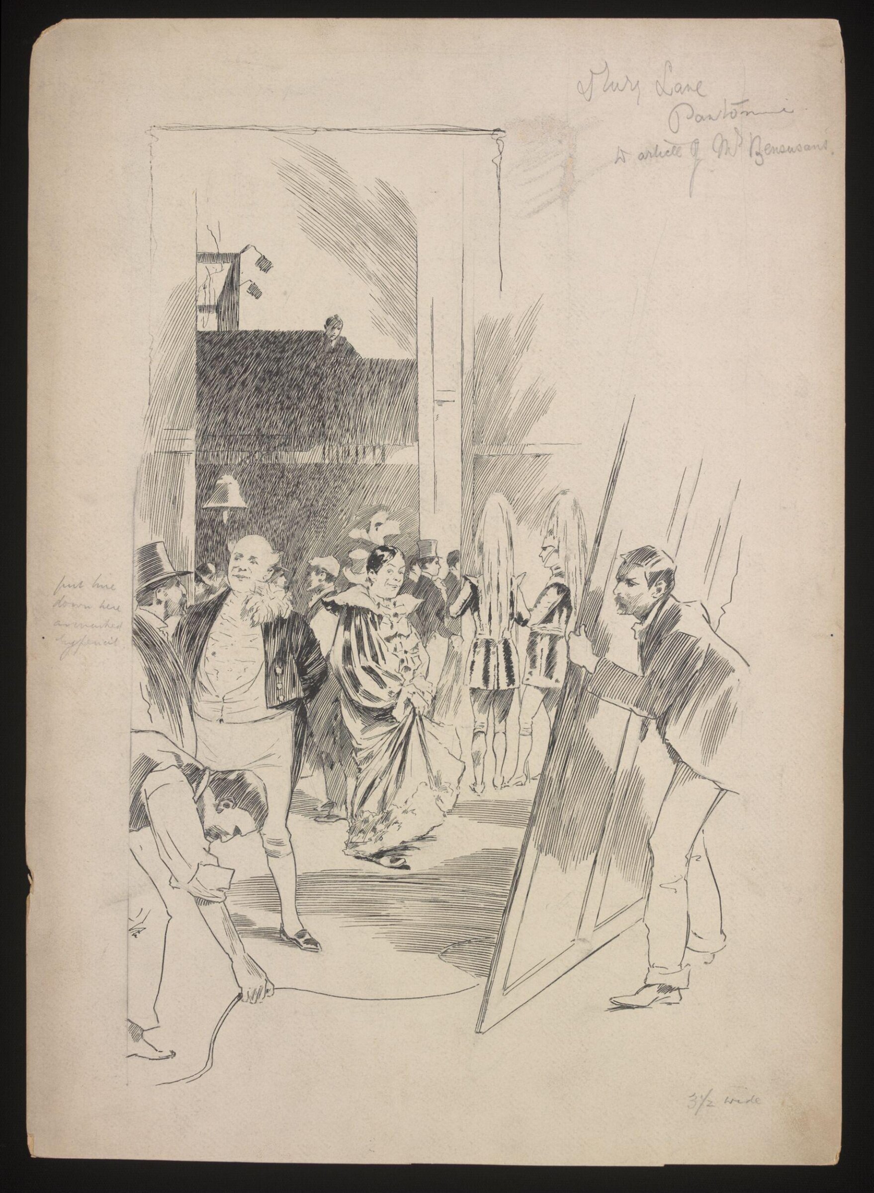 Drawing, Louis Gunnis, 1896
