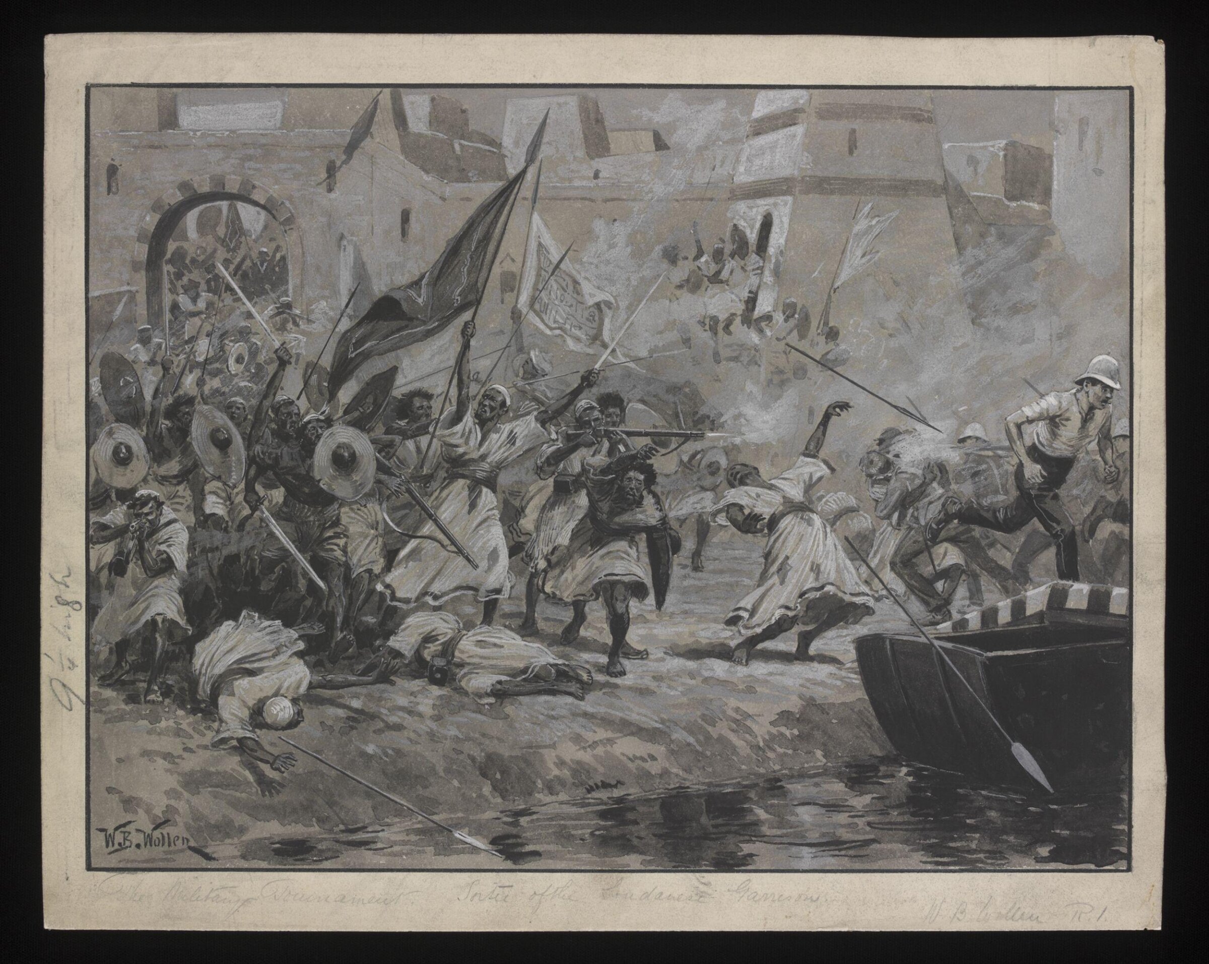 Drawing, William Barnes Wollen, 1894