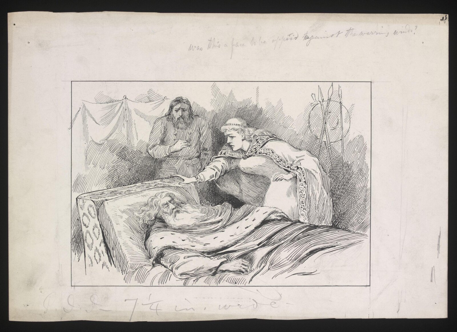Drawing, circa 1892