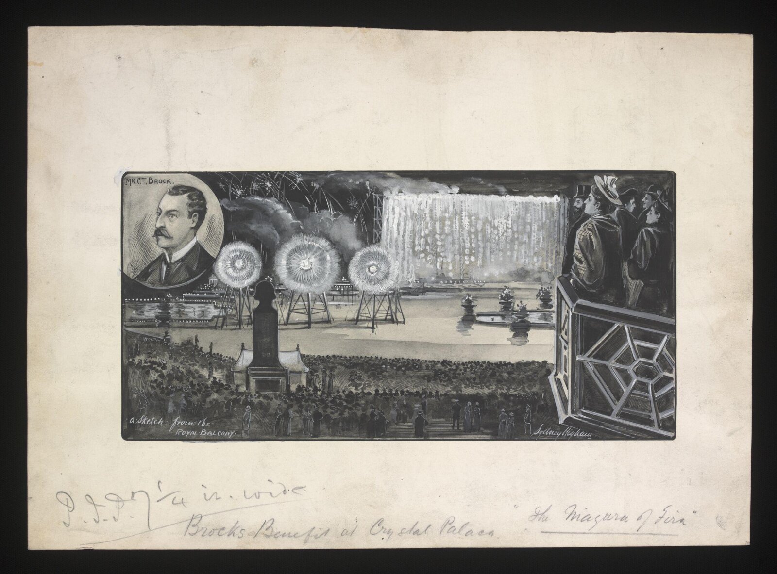 Drawing, Sydney Higham, circa 1900
