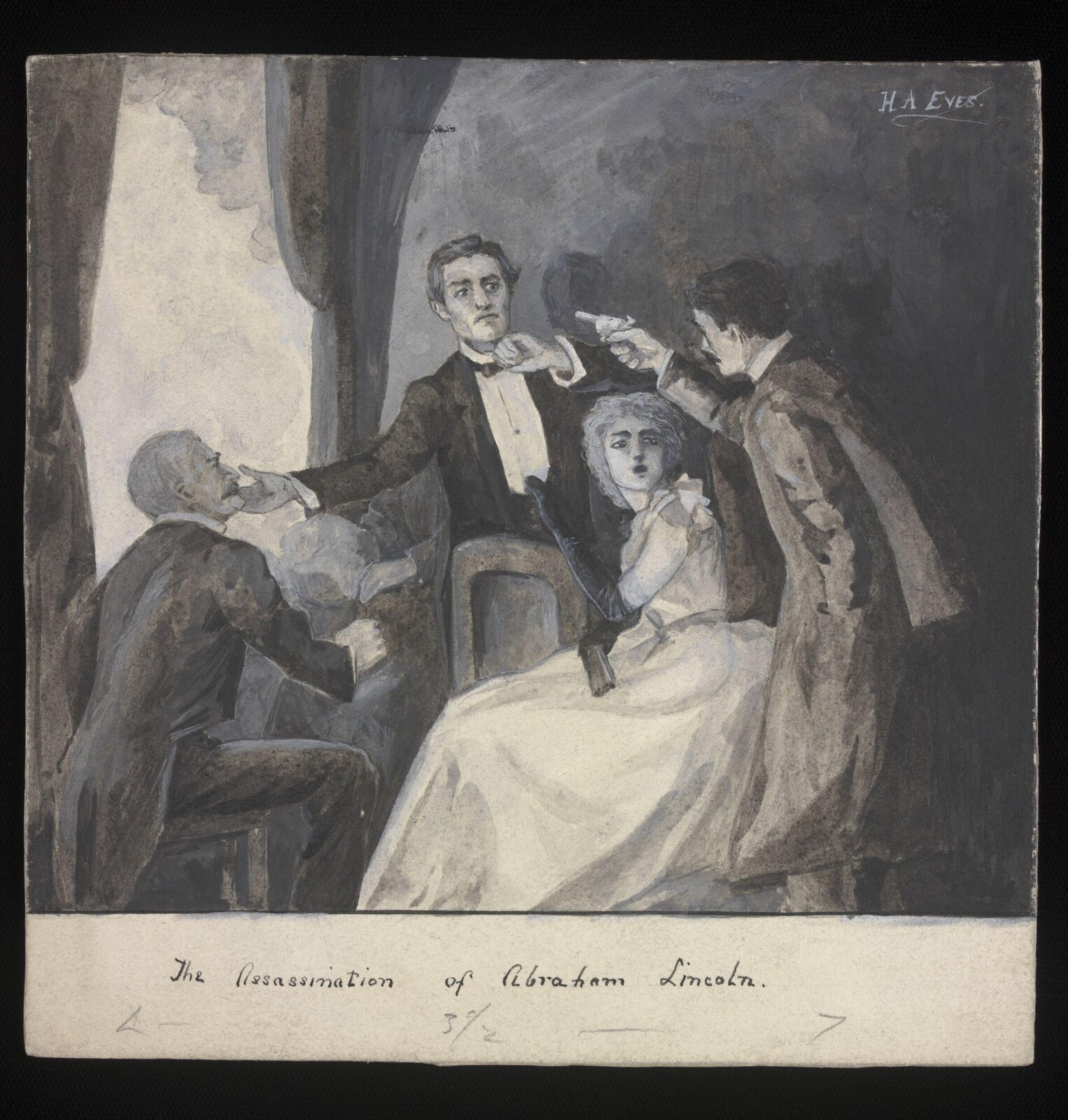 Drawing, H.A. Eves, 1899
