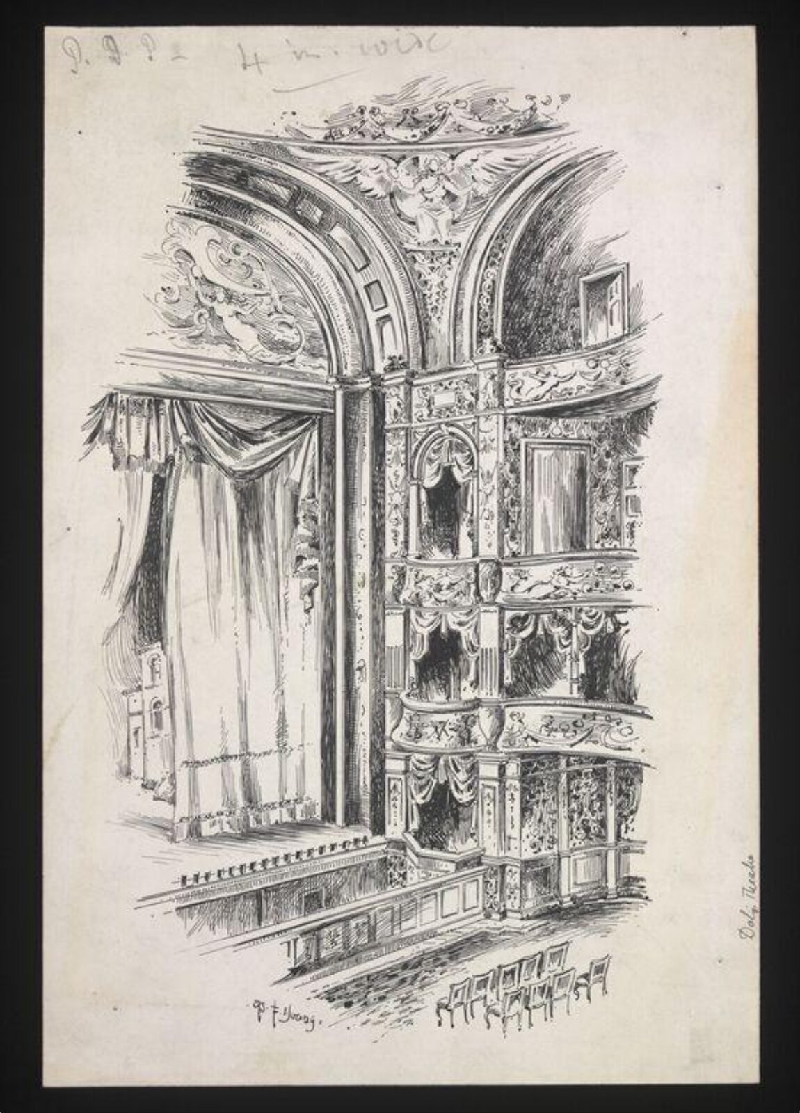Drawing, P. F. Young, ca. 1890-1914