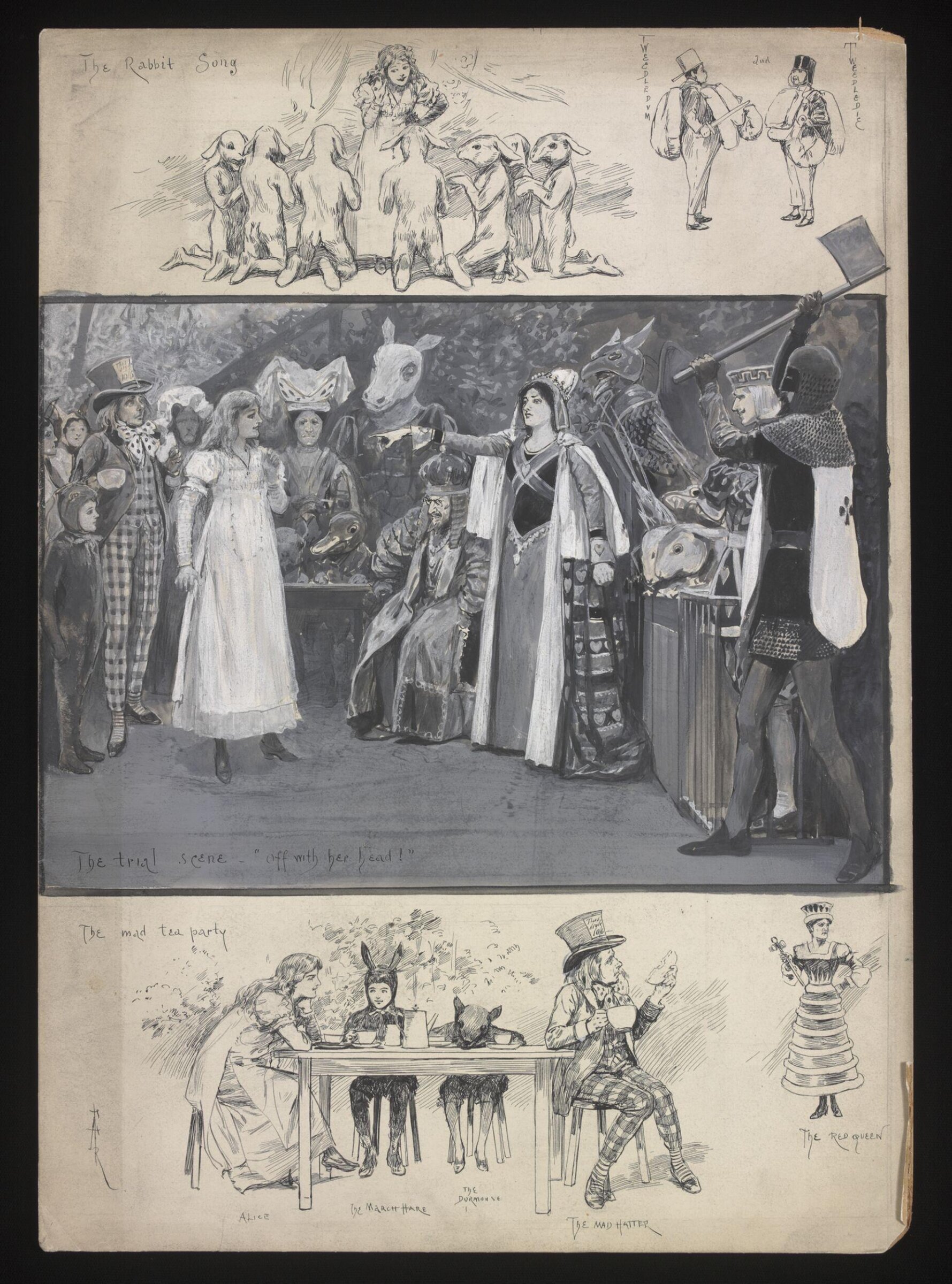 Alice in Wonderland, Forestier, late nineteenth century