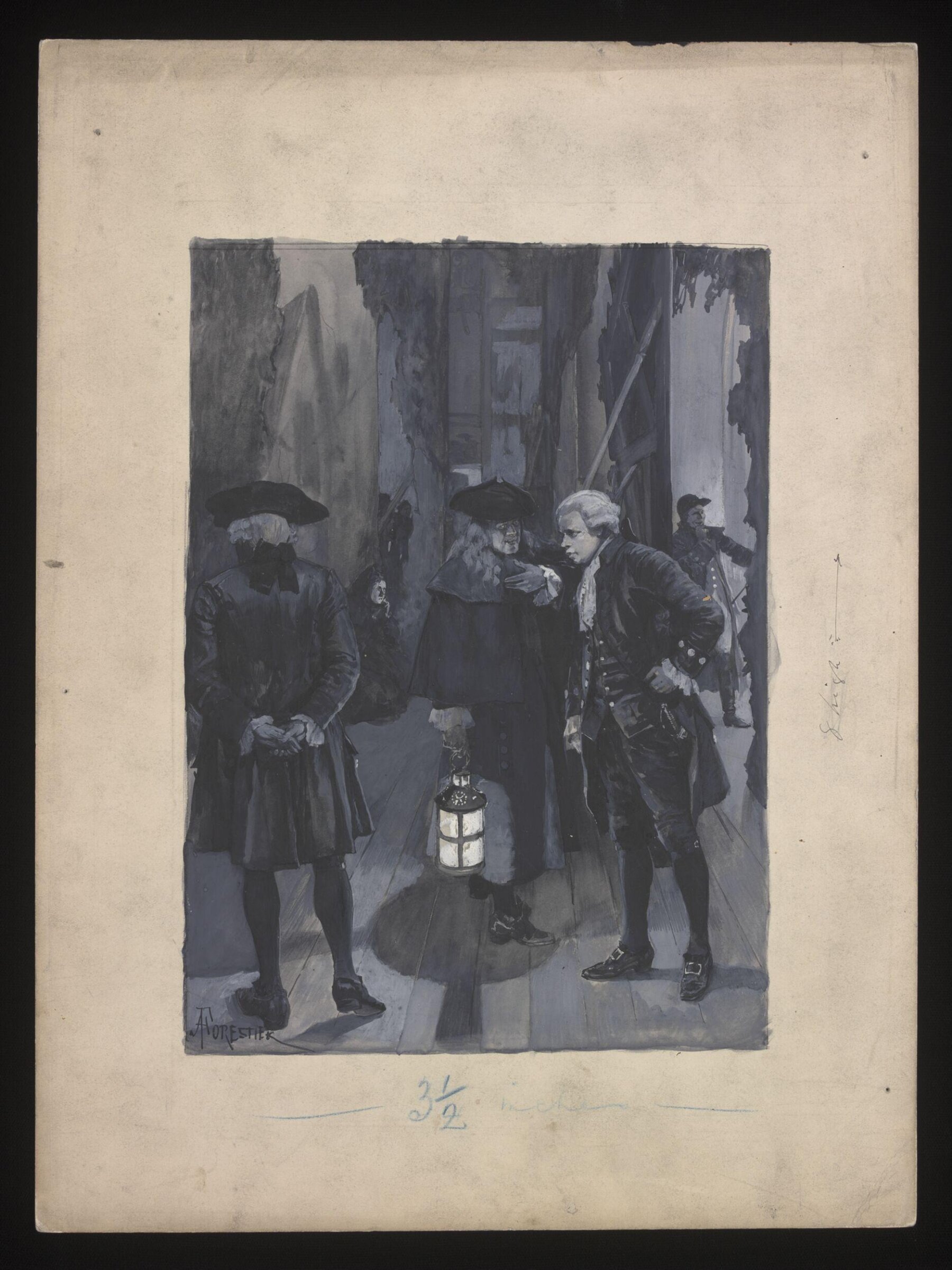 Drawing, Forestier, 1896