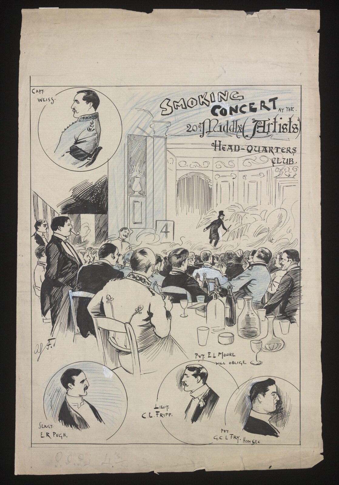 Drawing, Forestier, late nineteenth century