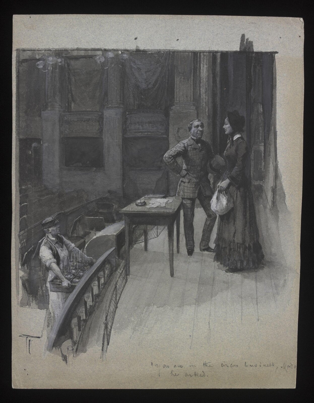 Drawing, Forestier, late nineteenth century