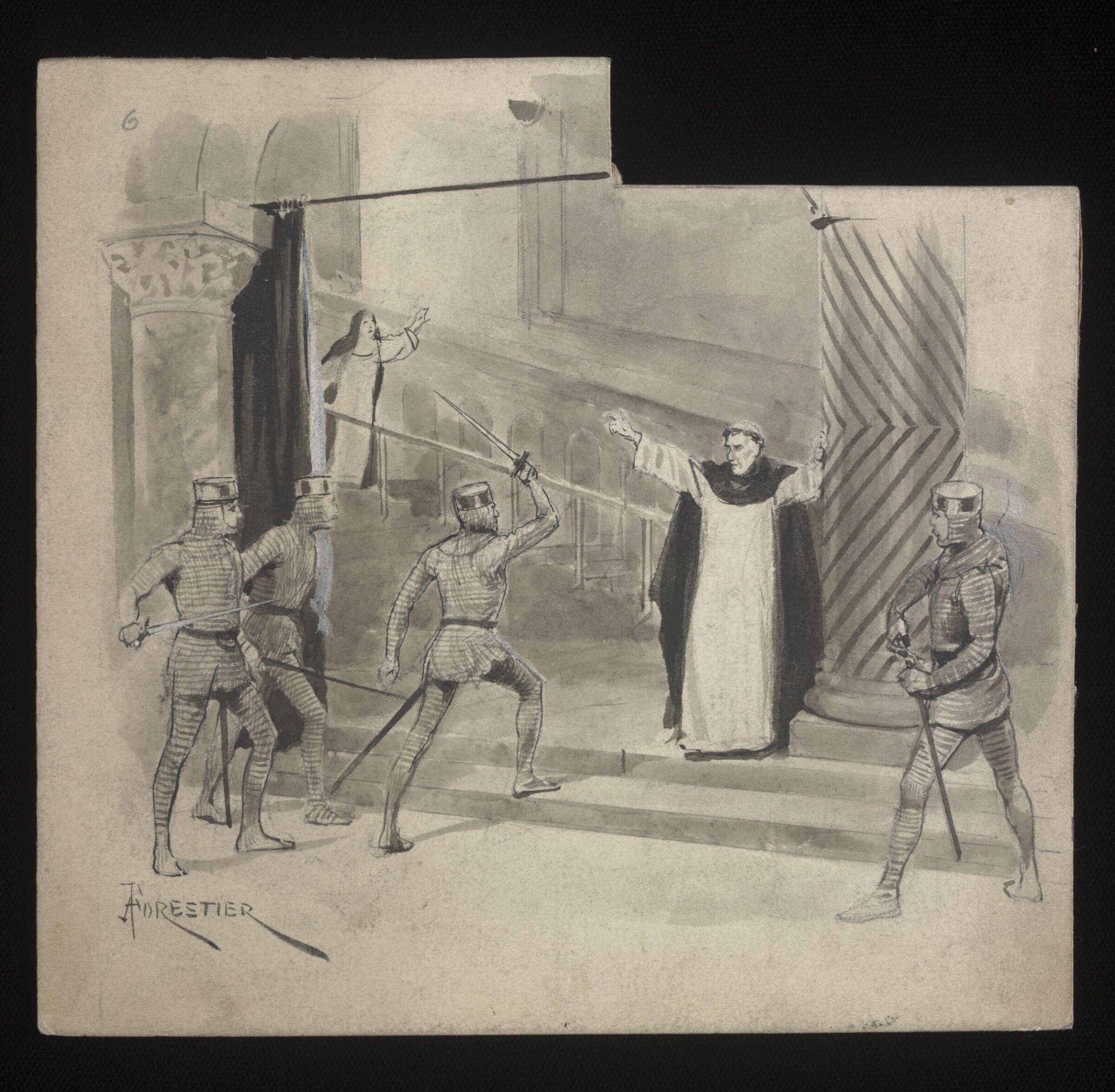 Drawing, Forestier, 1893