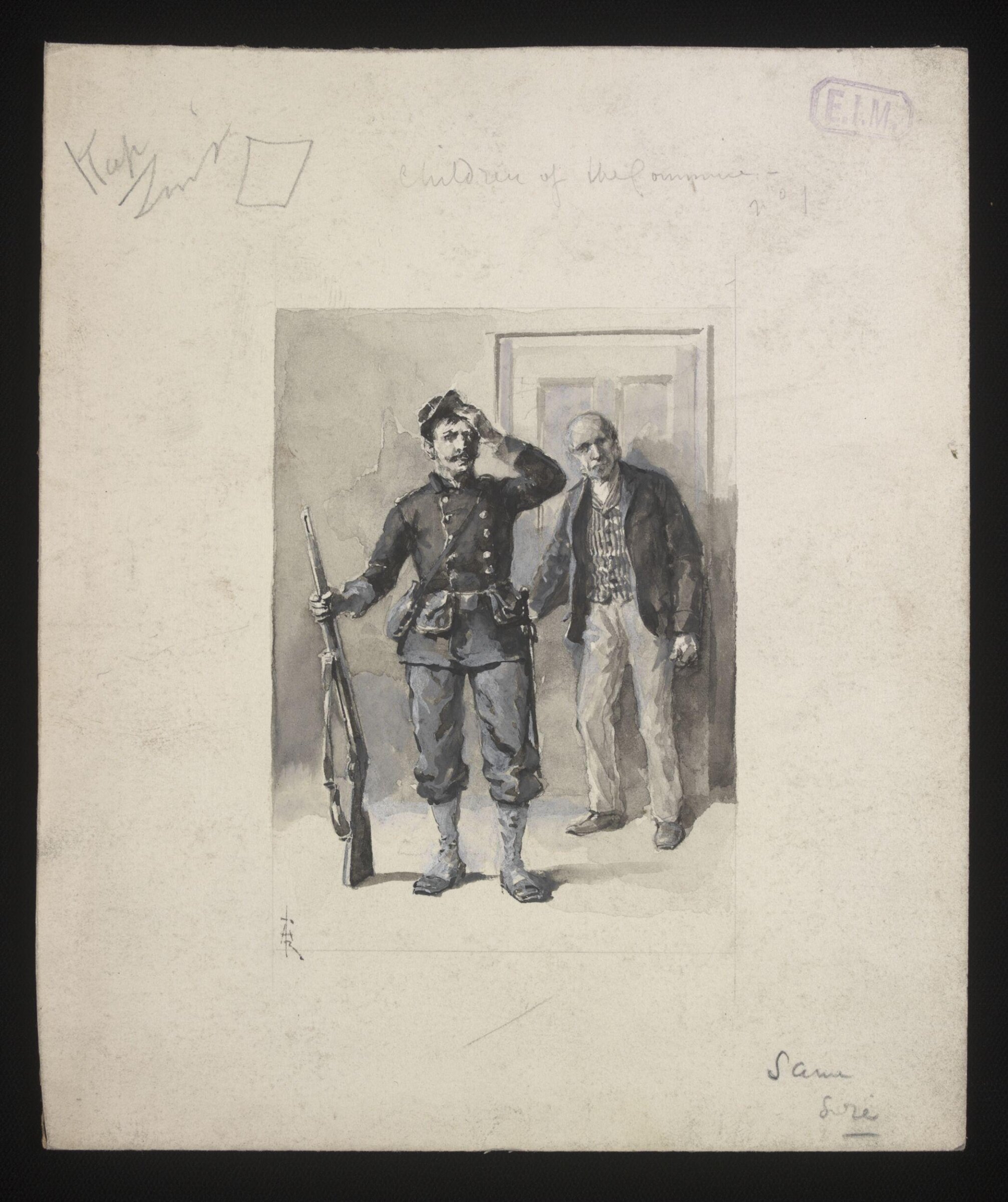 Drawing, Forestier, 1893