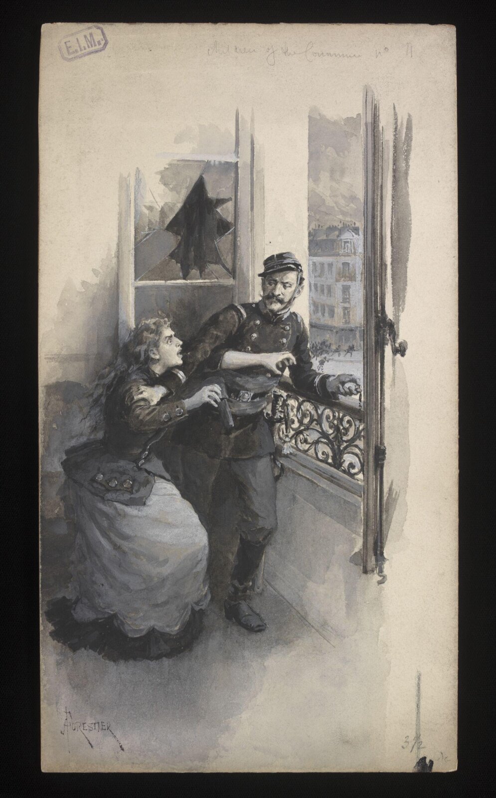Drawing, Forestier, 1893