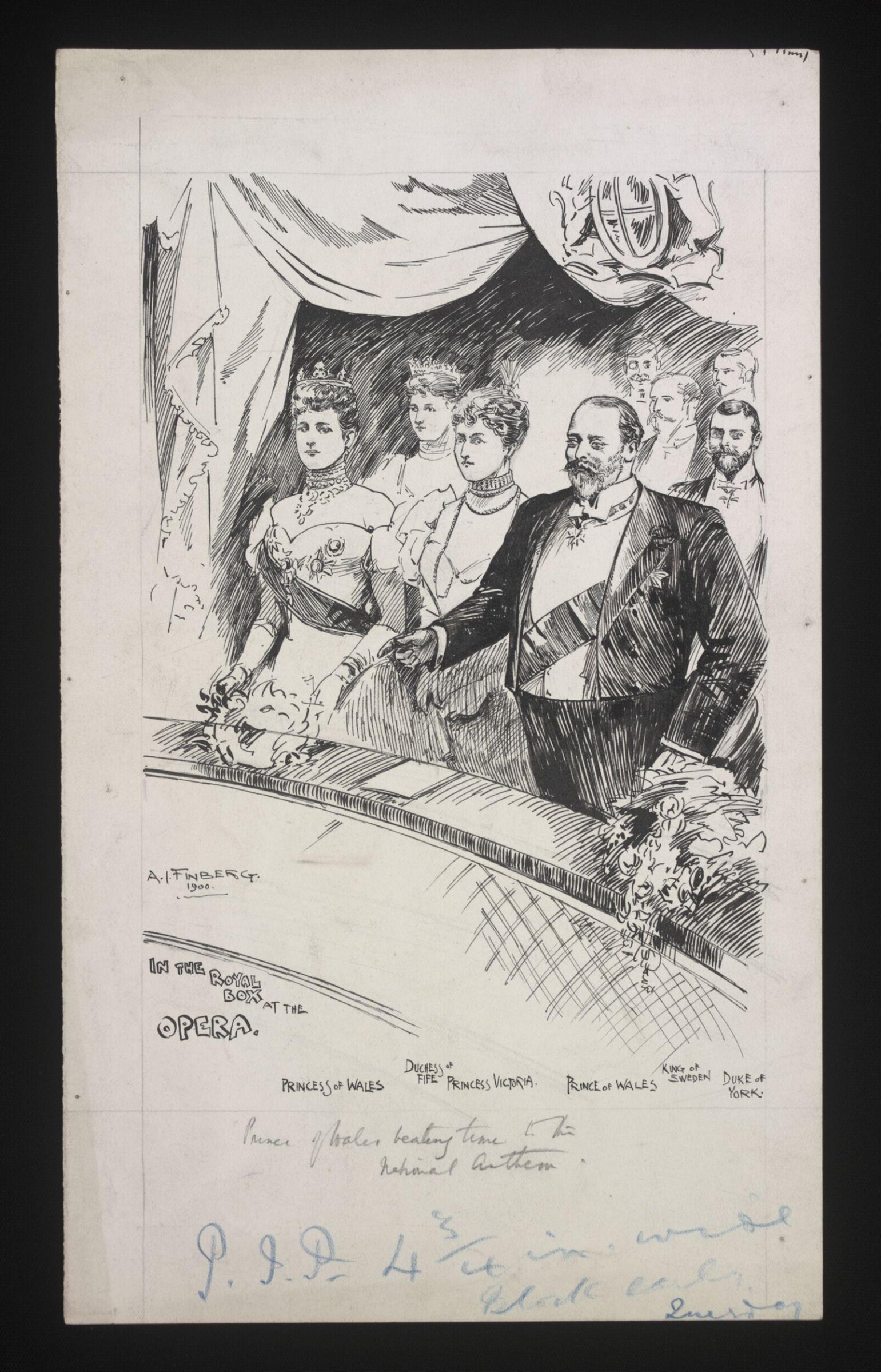 Drawing, Joseph Finberg Alexander, 1900