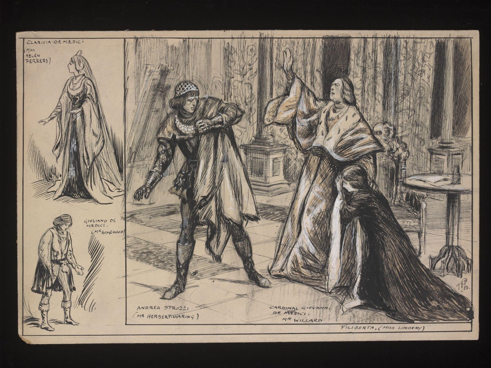 Drawing, Frederick Victor Poole, 1903