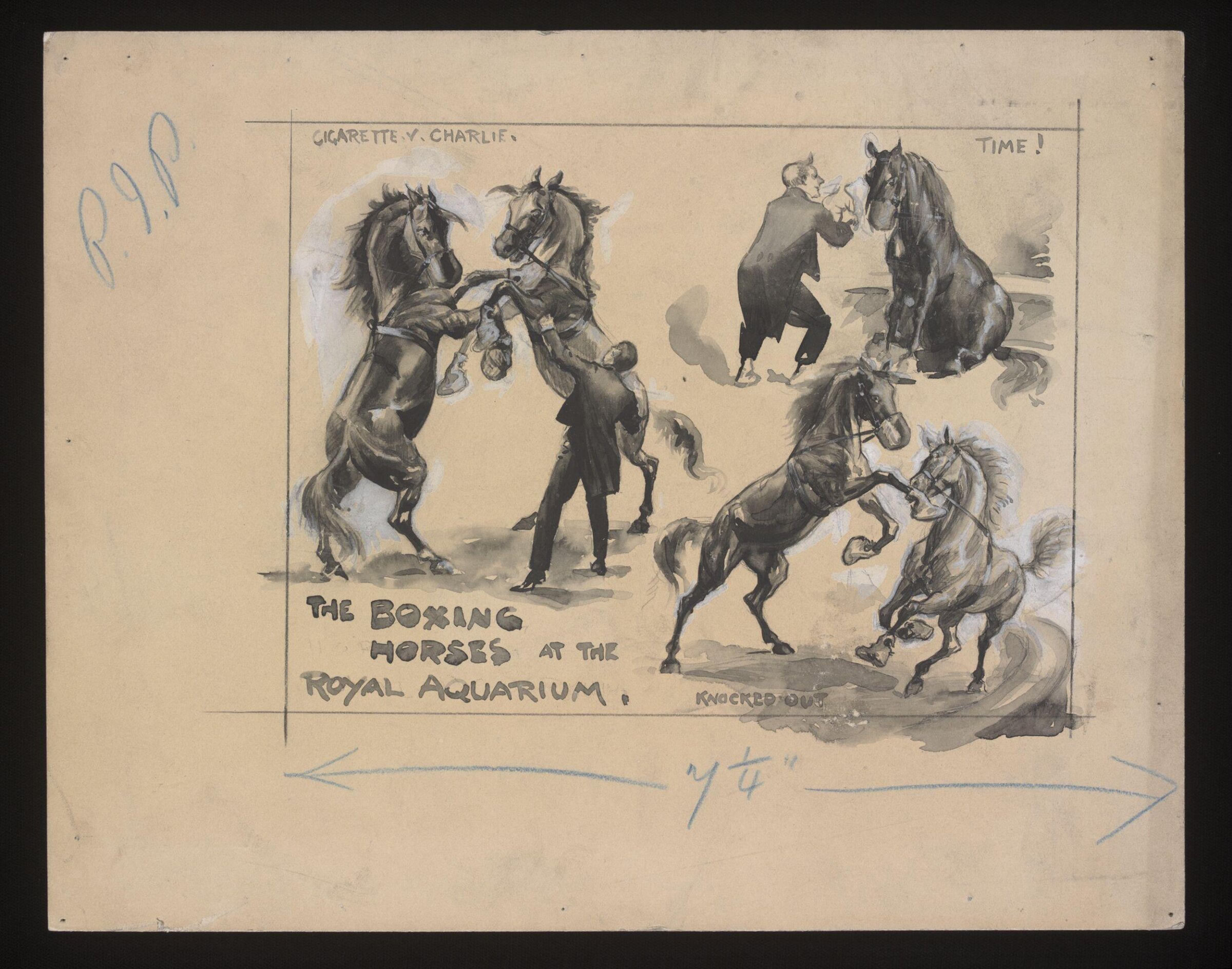 Drawing, Frederick Victor Poole, circa 1900