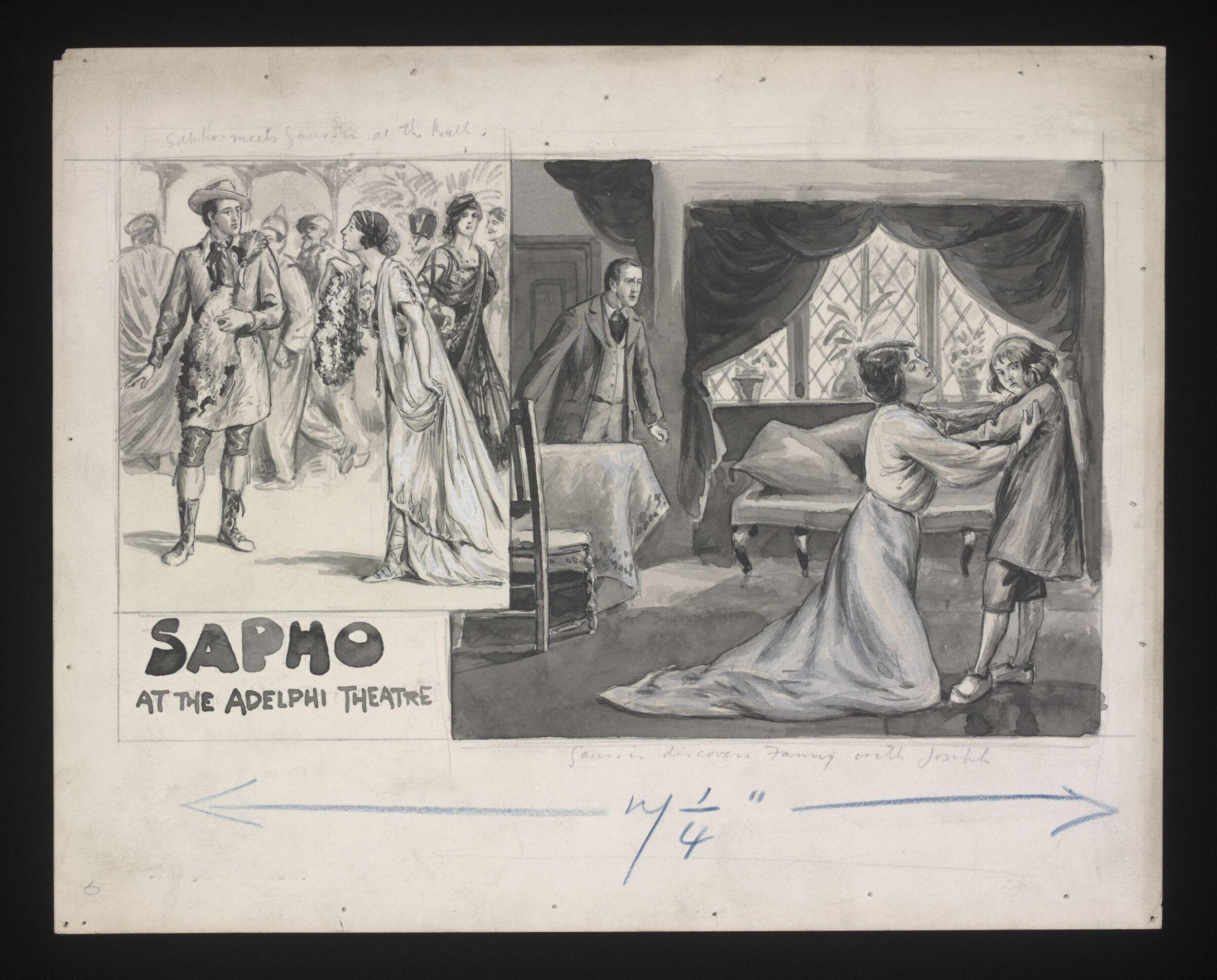 Drawing, Frederick Victor Poole, circa 1900