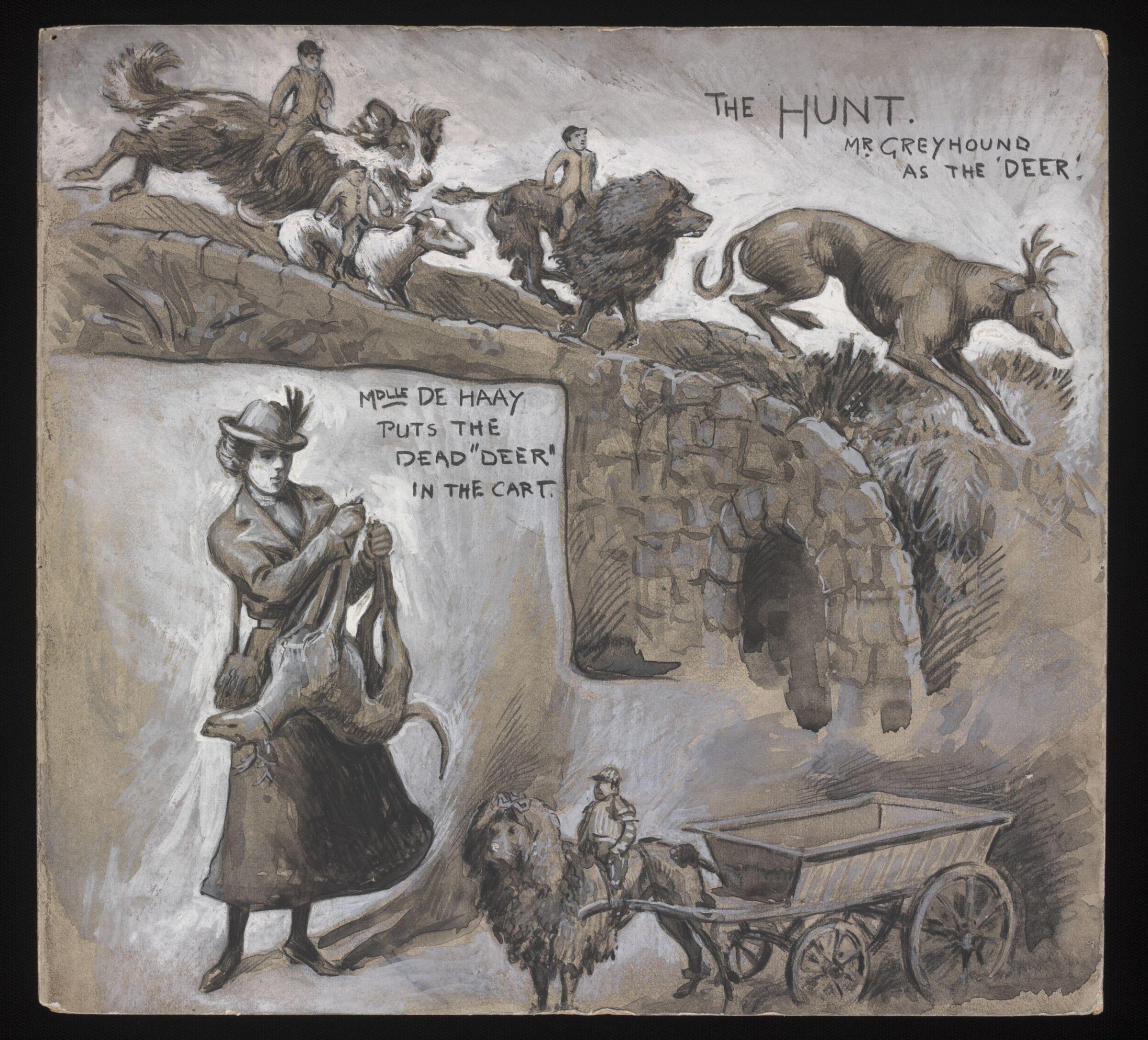 Drawing, Frederick Victor Poole, circa 1900