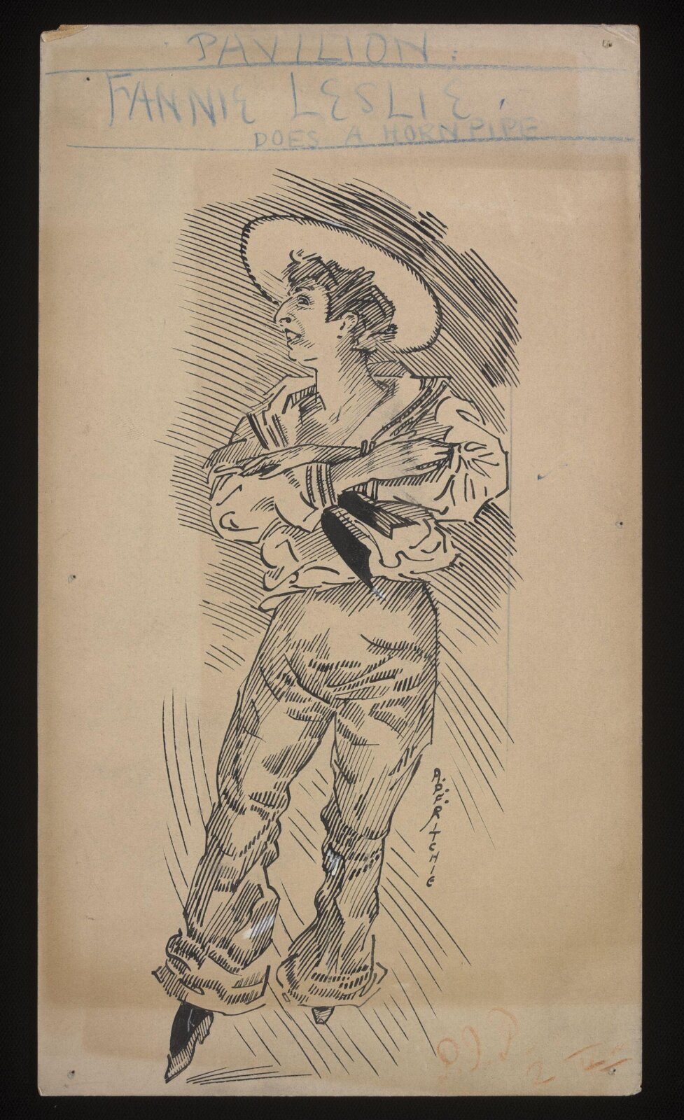 Drawing, Alick P.F. Ritchie, late nineteenth century