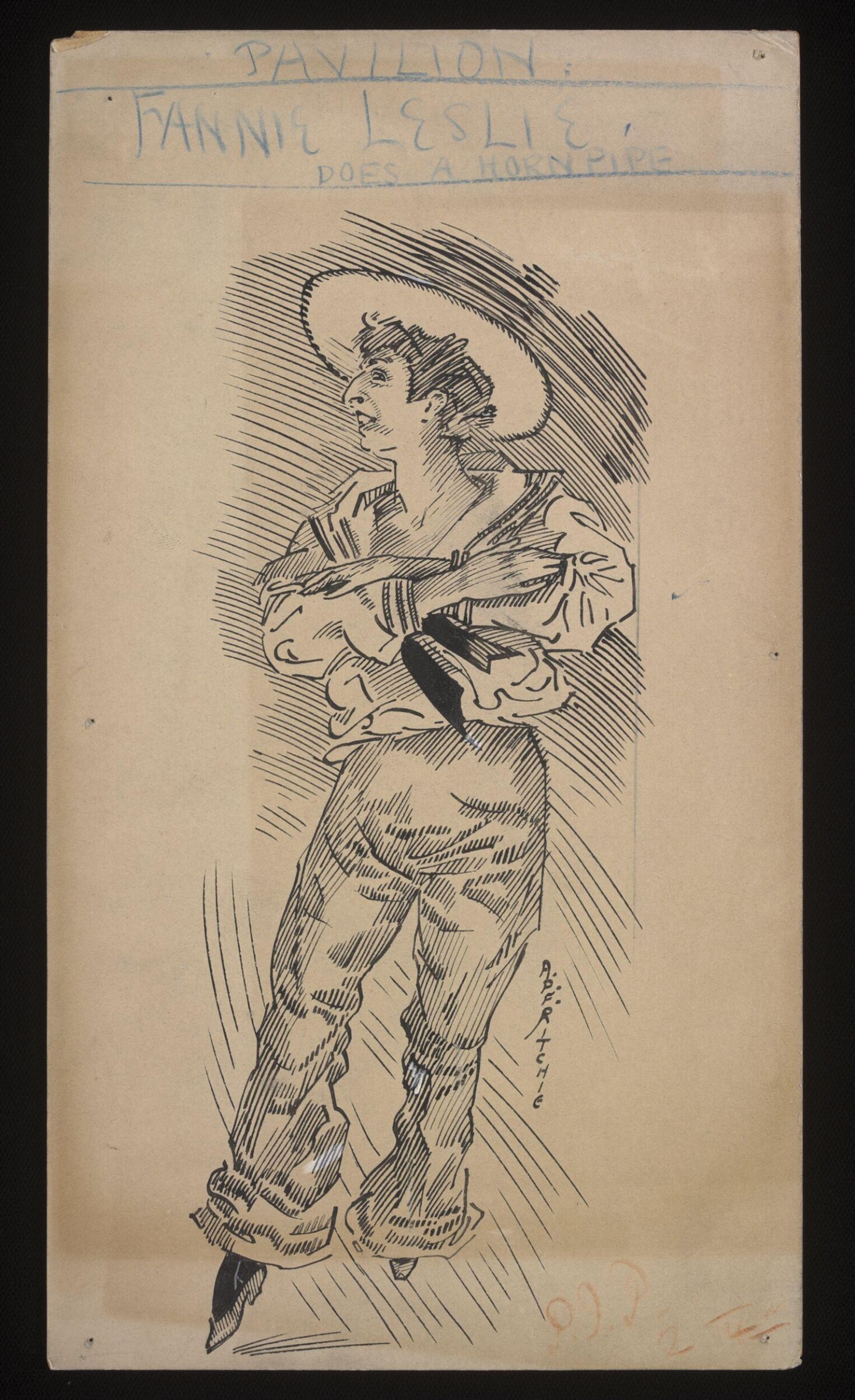 Drawing, Alick P.F. Ritchie, late nineteenth century