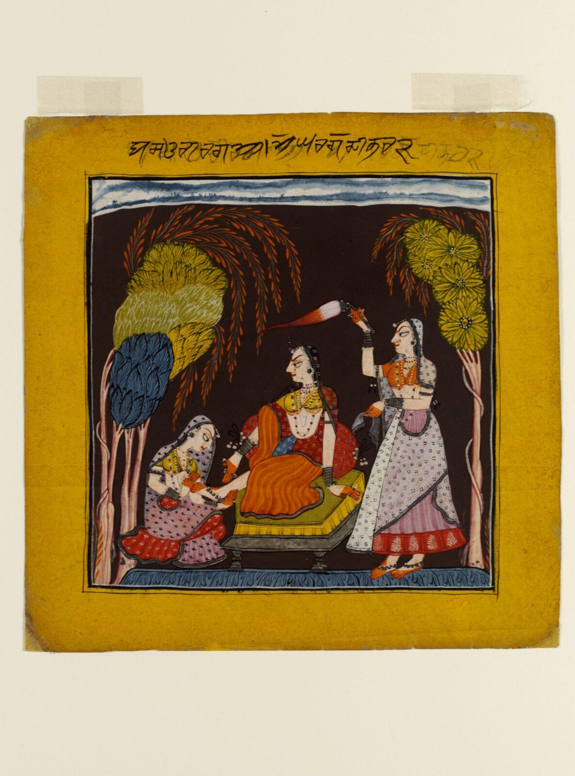 Asavari Ragini, ca. 1700 - ca. 1710