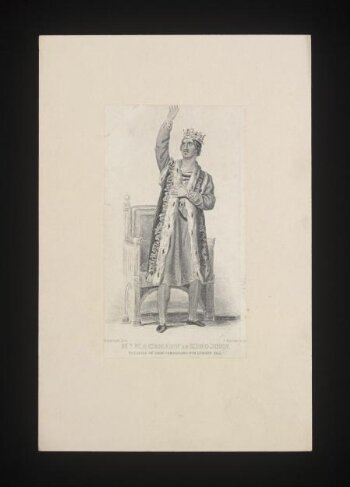 Mr Macready, as King John 