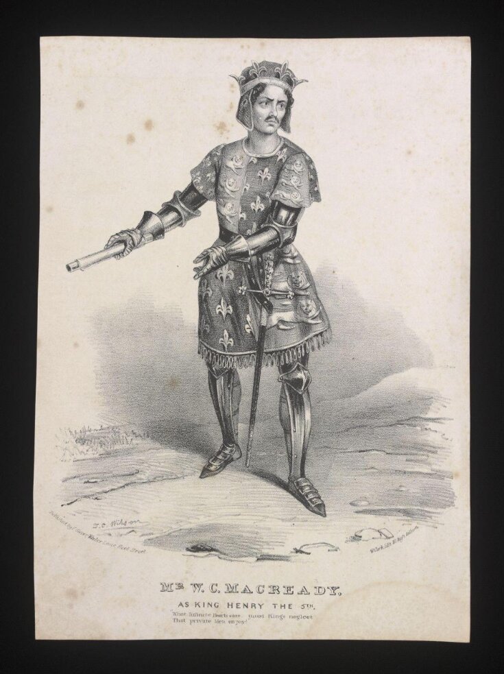 Mr Macready, as King Henry the 5th image