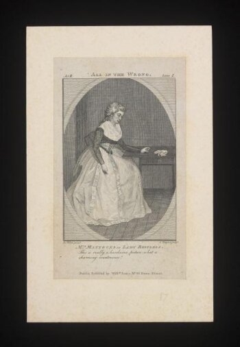 Mrs. Mattocks as Lady Restless