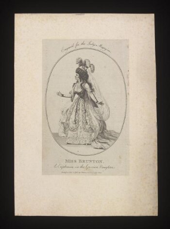 Miss Bruton/as Euphrasia in the Grecian Daughter