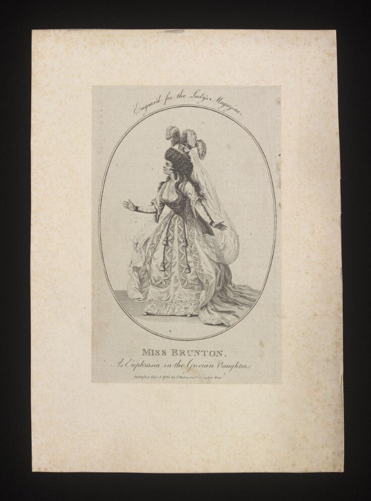 Miss Bruton/as Euphrasia in the Grecian Daughter image