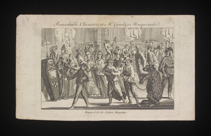 Remarkable Characters at Mrs. Cornely's Masquerade image